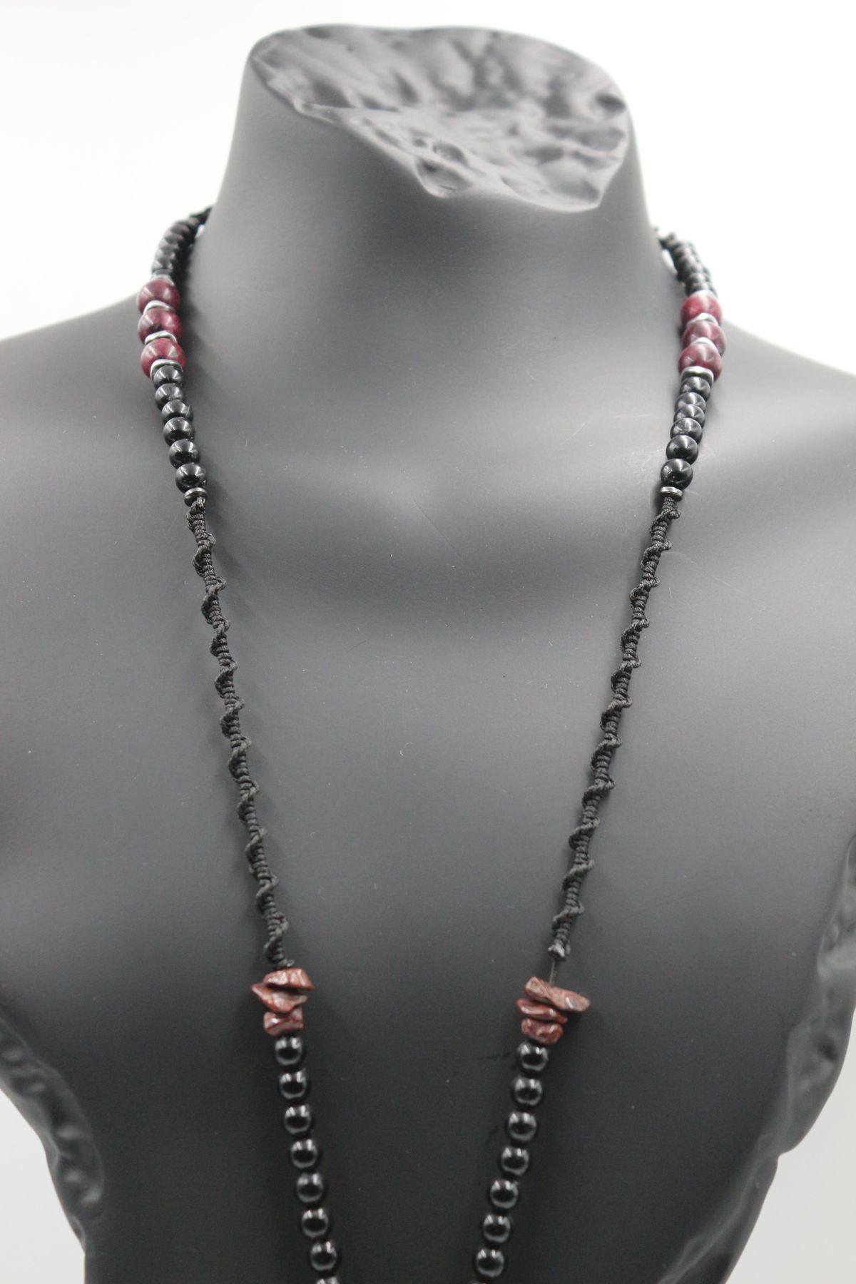 magıcgrange-Red Jasper & Symbolic Pendant - Handmade Necklace 3