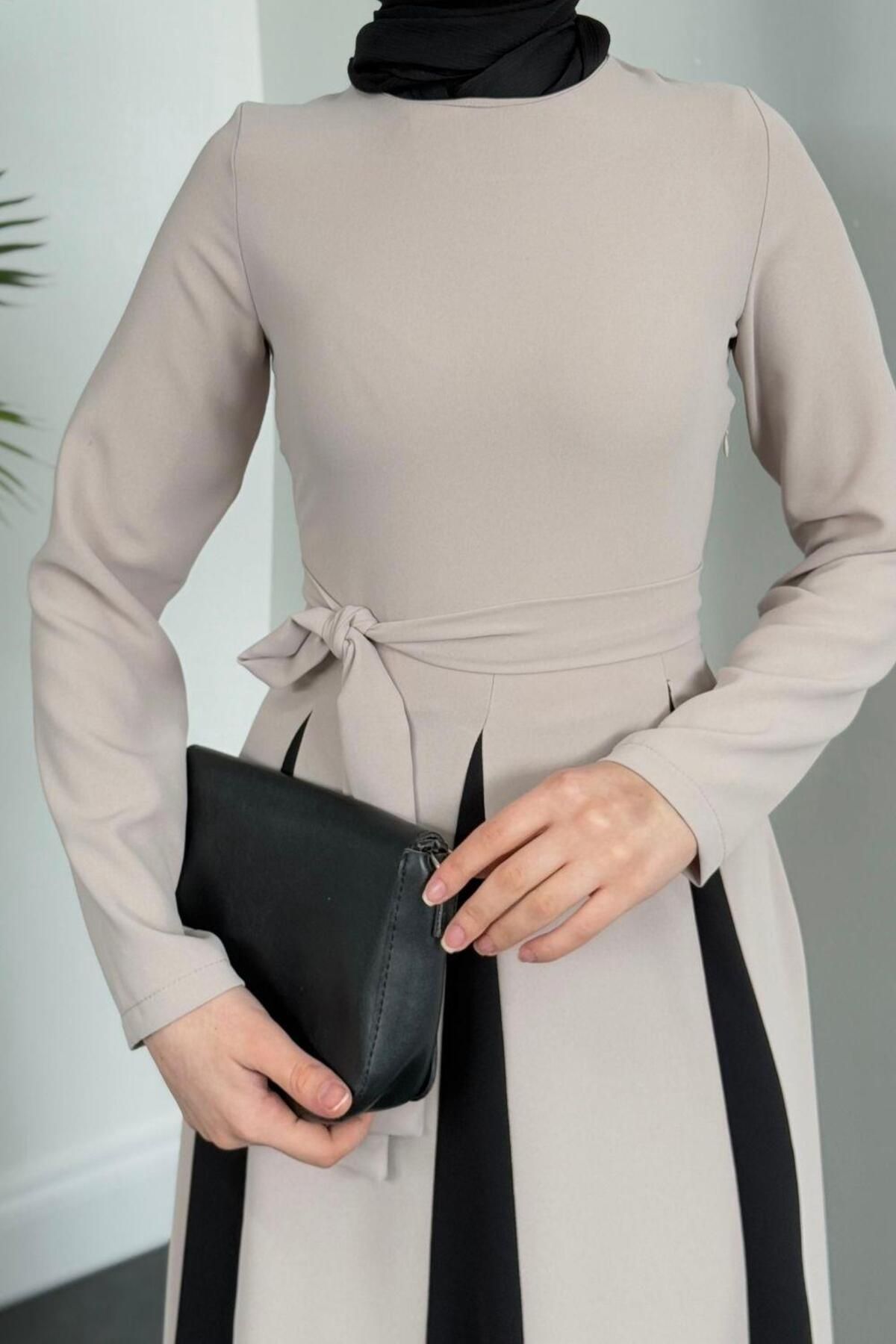 MERVEN AKYÜZ-For Soul Crepe Dress Mink It Was Difficult to Provide a Sentence about This Due to the Lack of Specific Information. Please Give More Details to Give You More Heat. I Must Have Knowledge Necessary to Achieve the Right Meanings after the Ampere. 5