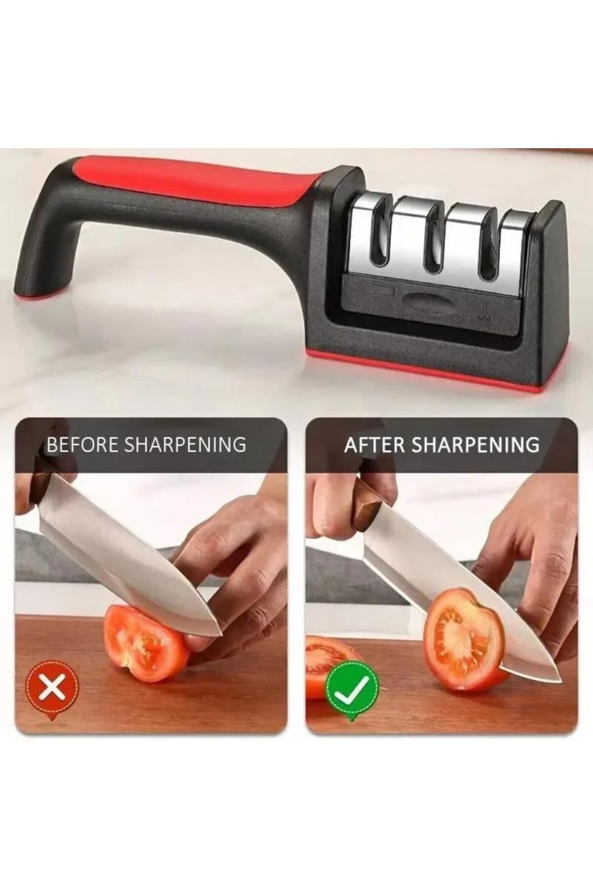 holy Profesyonel Bıçak Bileyici 3 Açılı Çelik