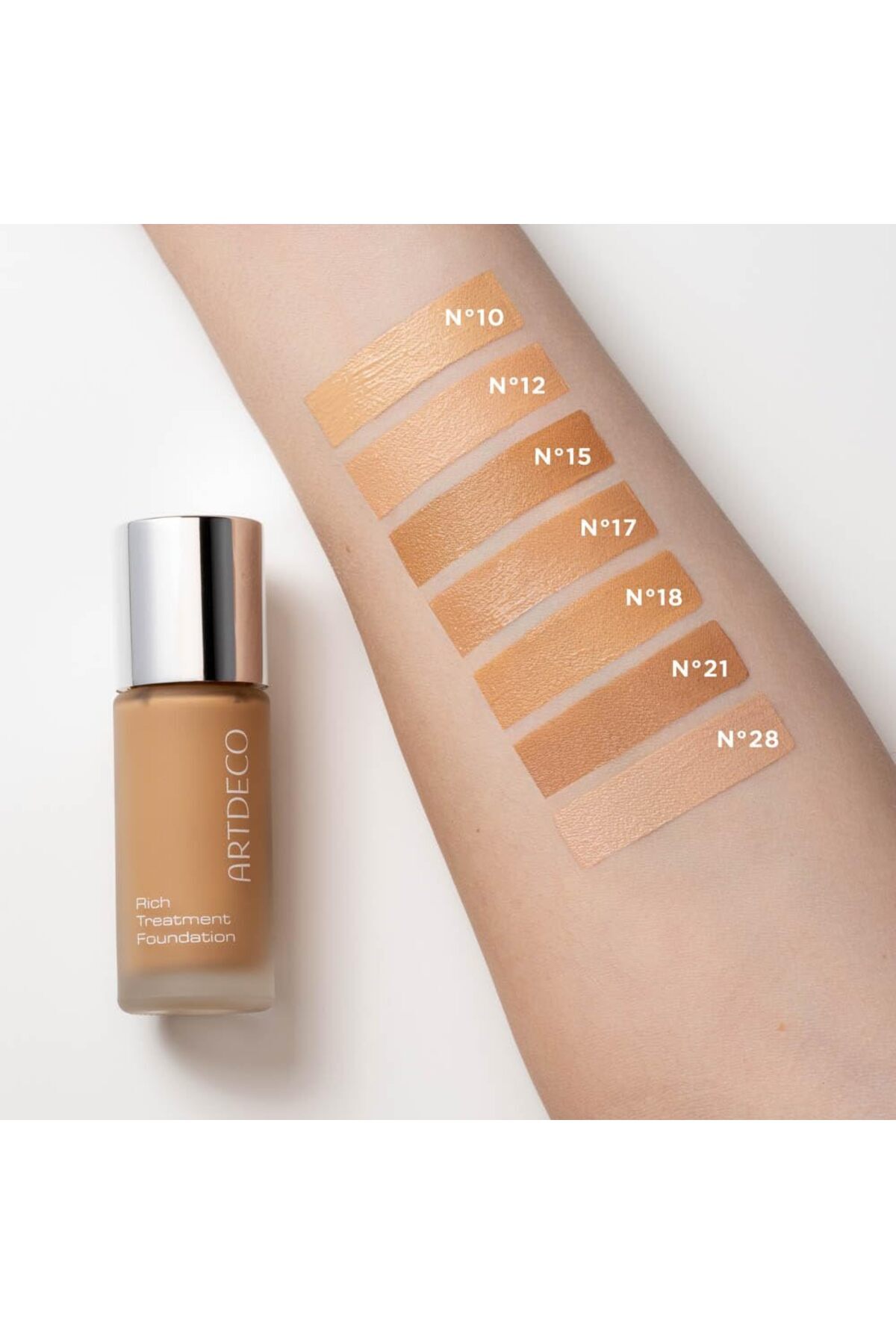 Artdeco-Rich Treatment Foundation - Cashmere Rose N°15 - Flawless Finish, Vegan - 0.67 Fl Oz 3