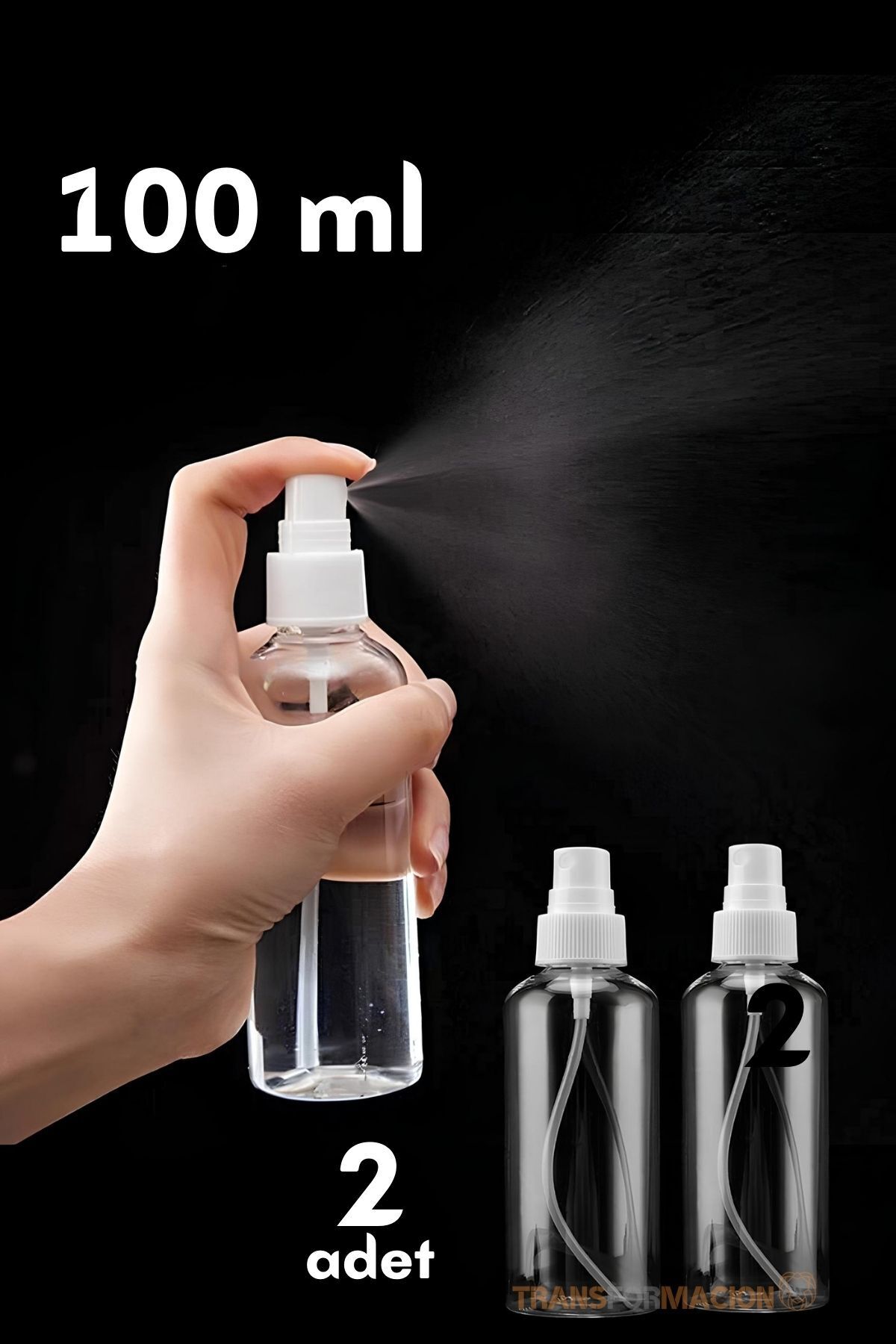 Transformacion Püskürtücü Boş Sprey Şişe 100 Ml 2 ADET 721445