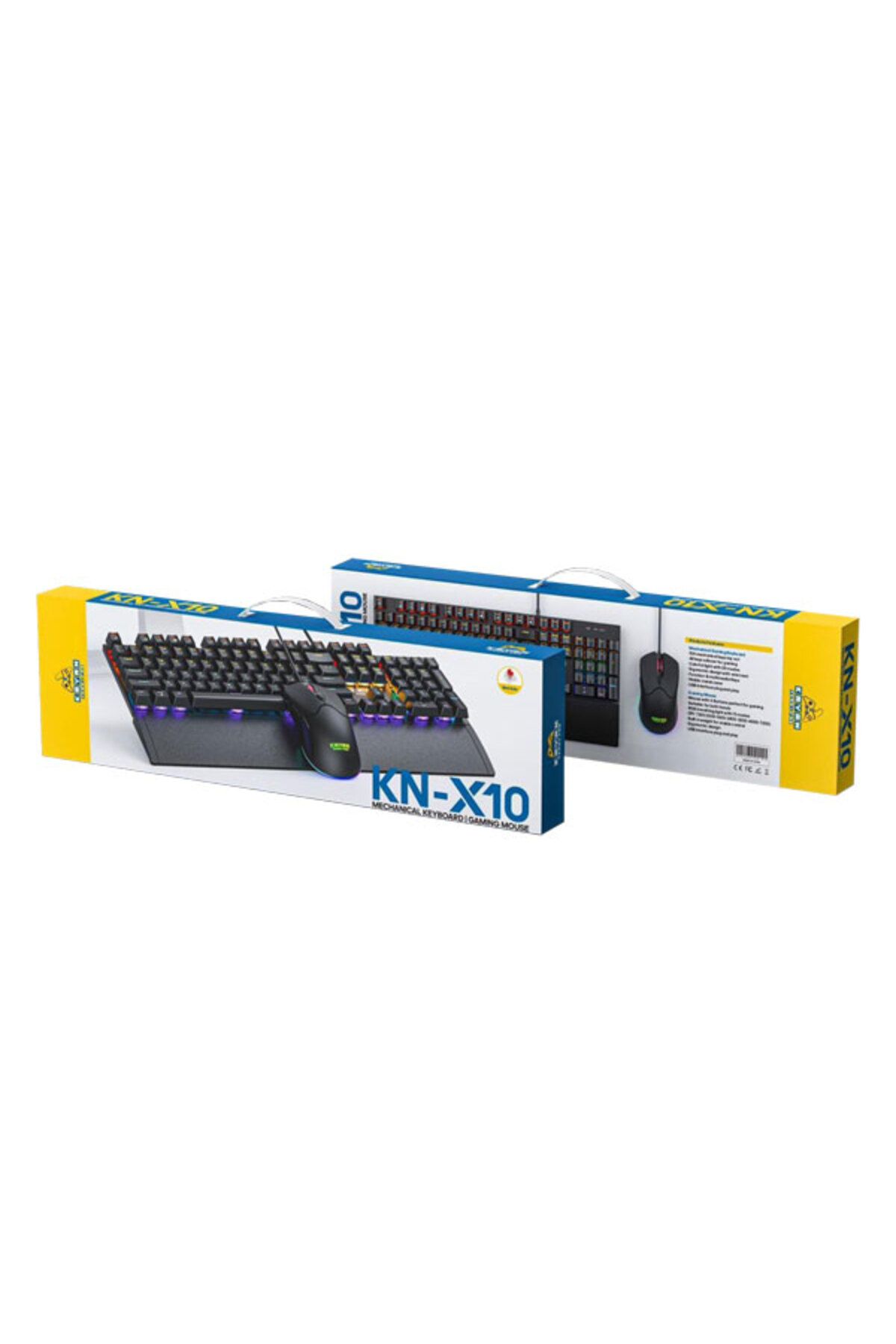 kayan Global-Kian KN-X10 Mechanical Switch Keyboard Red Combo with Keyboard Rest and Black Gaming Mouse 5