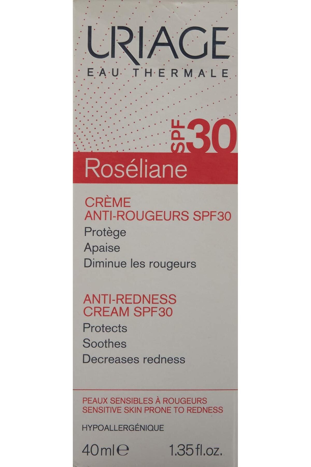 Uriage-SPF30 Roseliane Anti-Redness Cream 40 ml 3