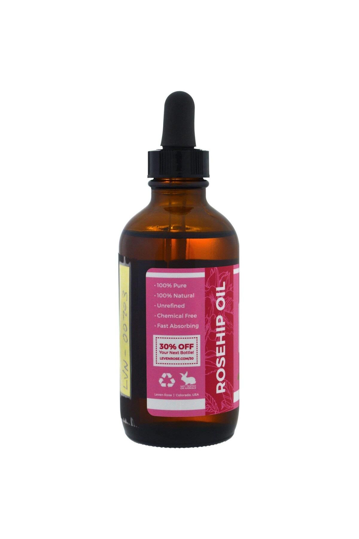 Leven Rose-, 100% Pure & Organic Rosehip Oil, 4 fl oz (118 ml) 3