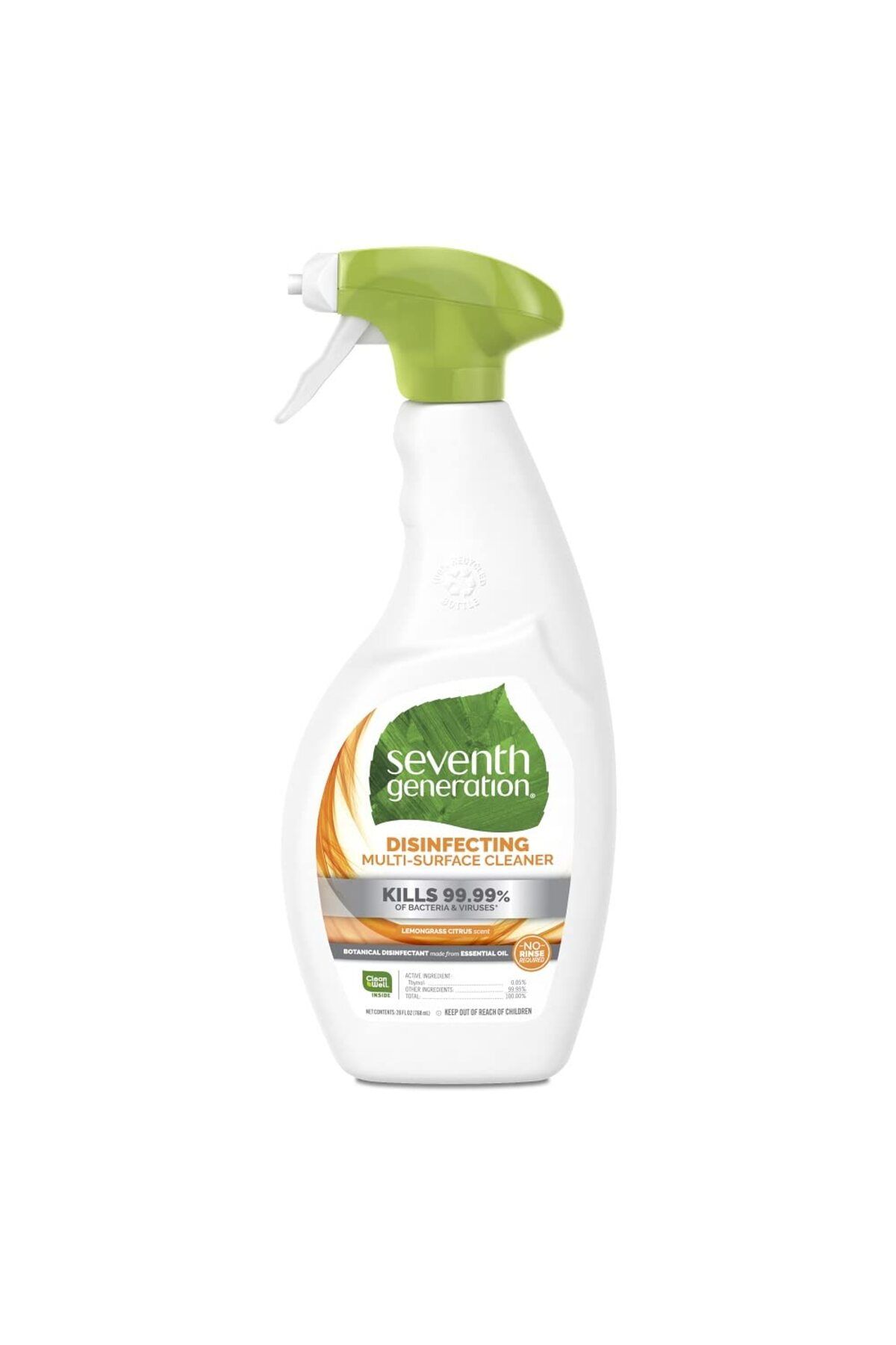 Seventh Generation-22810CT Botanical Disinfecting Multi-Surface Cleaner 26 oz Spray Bottle 8/Carton 1