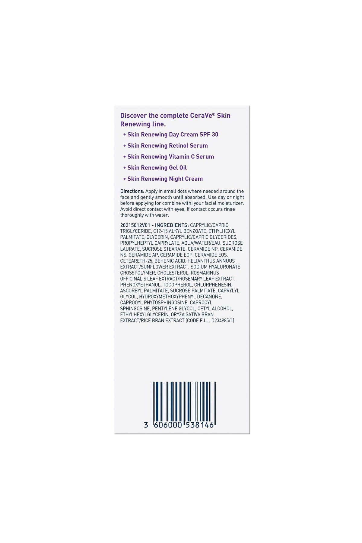 CeraVe-Skin Renewing Gel Oil with CeraPlex & Hyaluronic Acid, Non-Greasy, Fragrance-Free, 1 oz 6