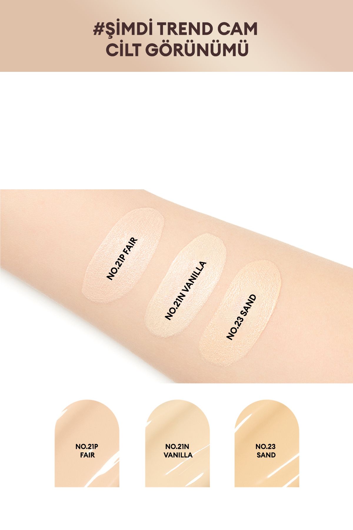 Missha-Spf 37+++ Glow Cushion Light - Anti-Aging, Glass Skin Appearance Cushion (No.23 Sand) 4