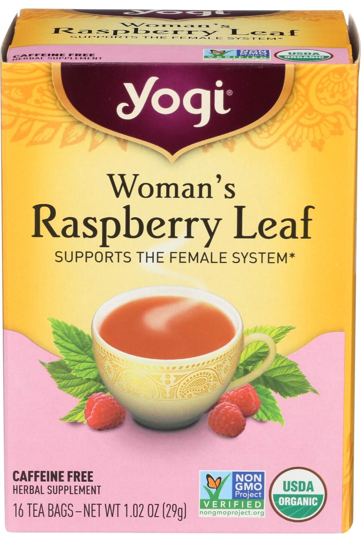 Yogi-Tea, Womans Raspberry Leaf, 16 Count 1