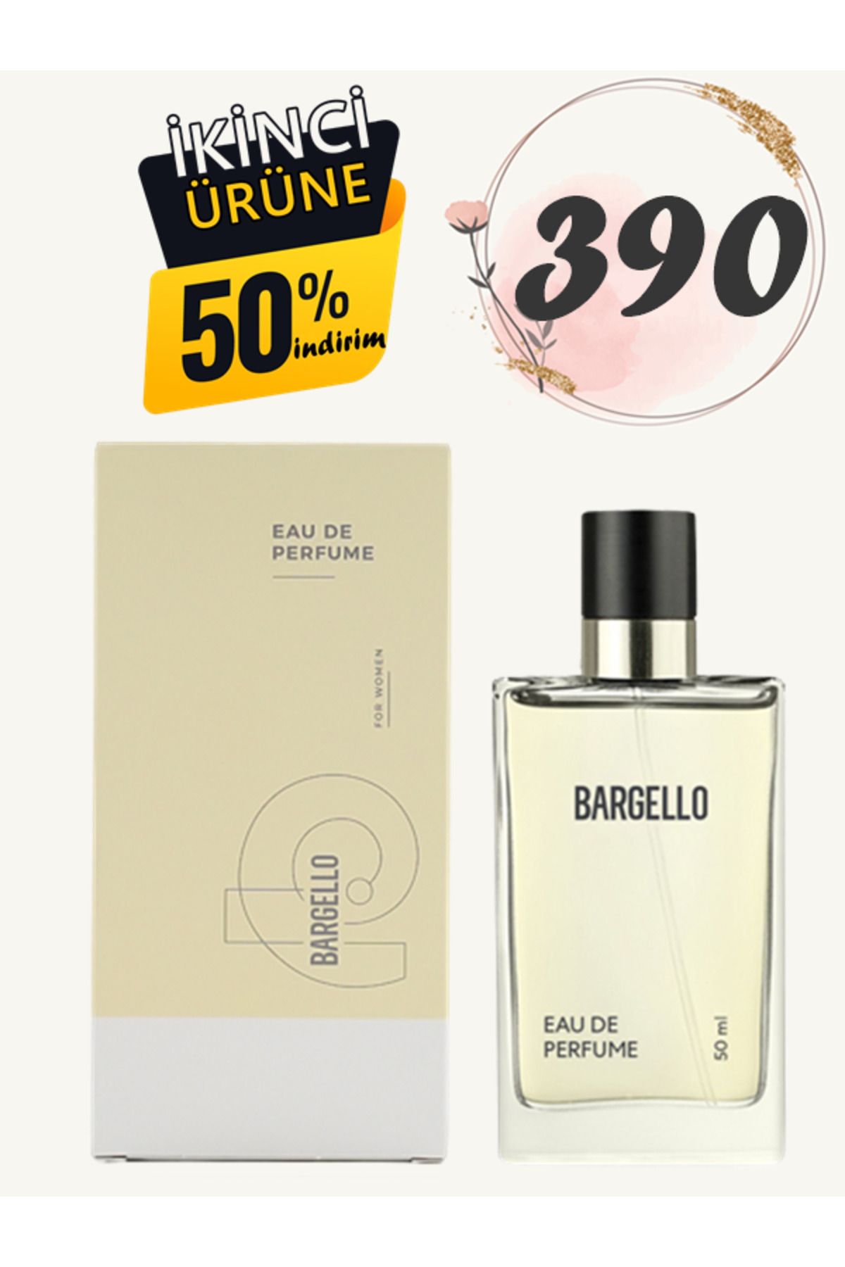 عطر زنانه 390 فلورال ادپ 50 میلی لیتری 869184113390 Bargello