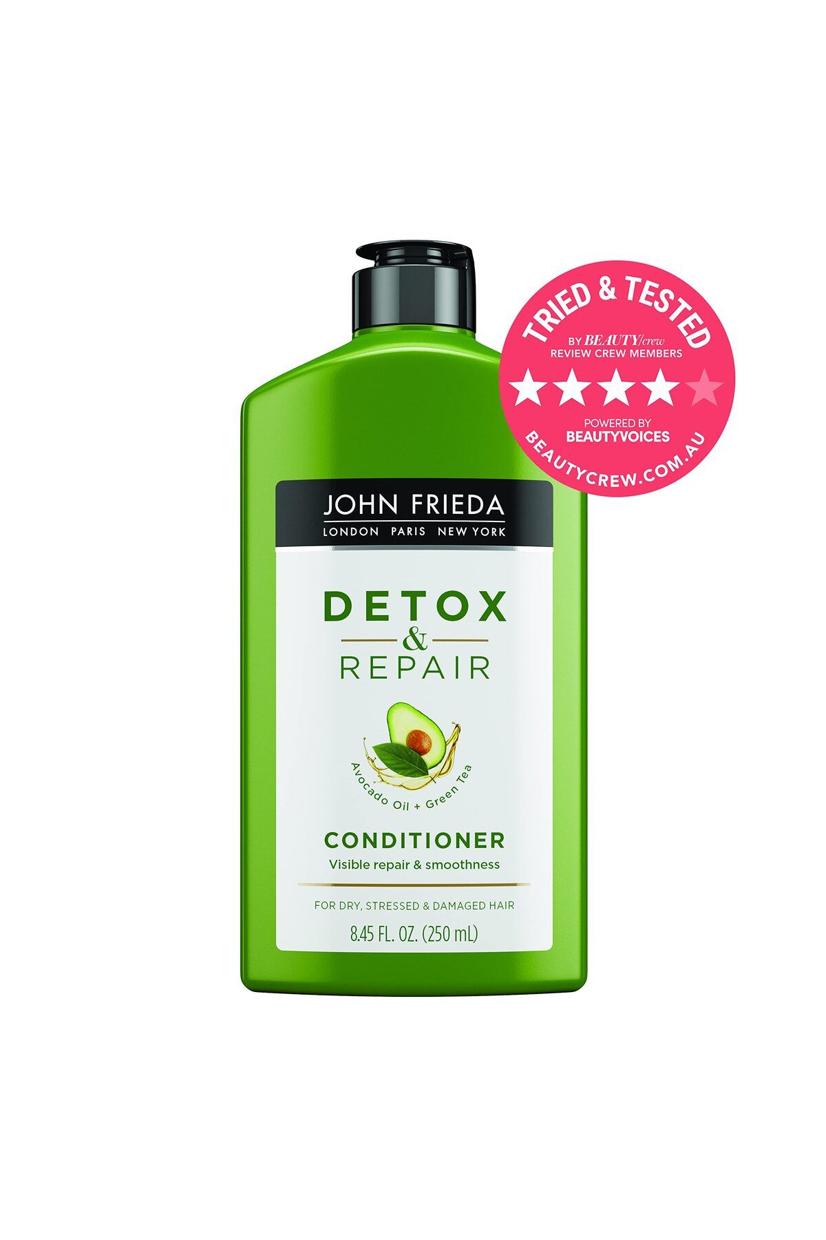 John Frieda-Detox and Repair Conditioner, 8.45 Ounce Conditioner with Nourishing Avocado Oil and Green Tea 2