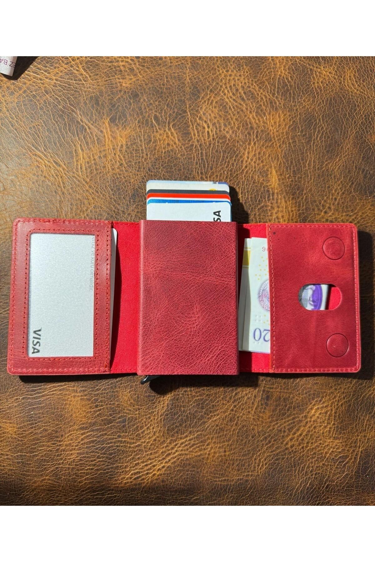 کارت دار مردانه و زنانه مکانیسم سازگار با چرم واقعی MAGSAFE ویژگی ایستاده عمودی افقی eonaks