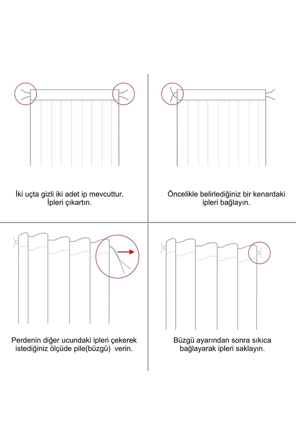 De'Vor-High Quality 100% Light Proof Blackout Black Background Curtain, Thermal Blackout Sunshade Curtain 5