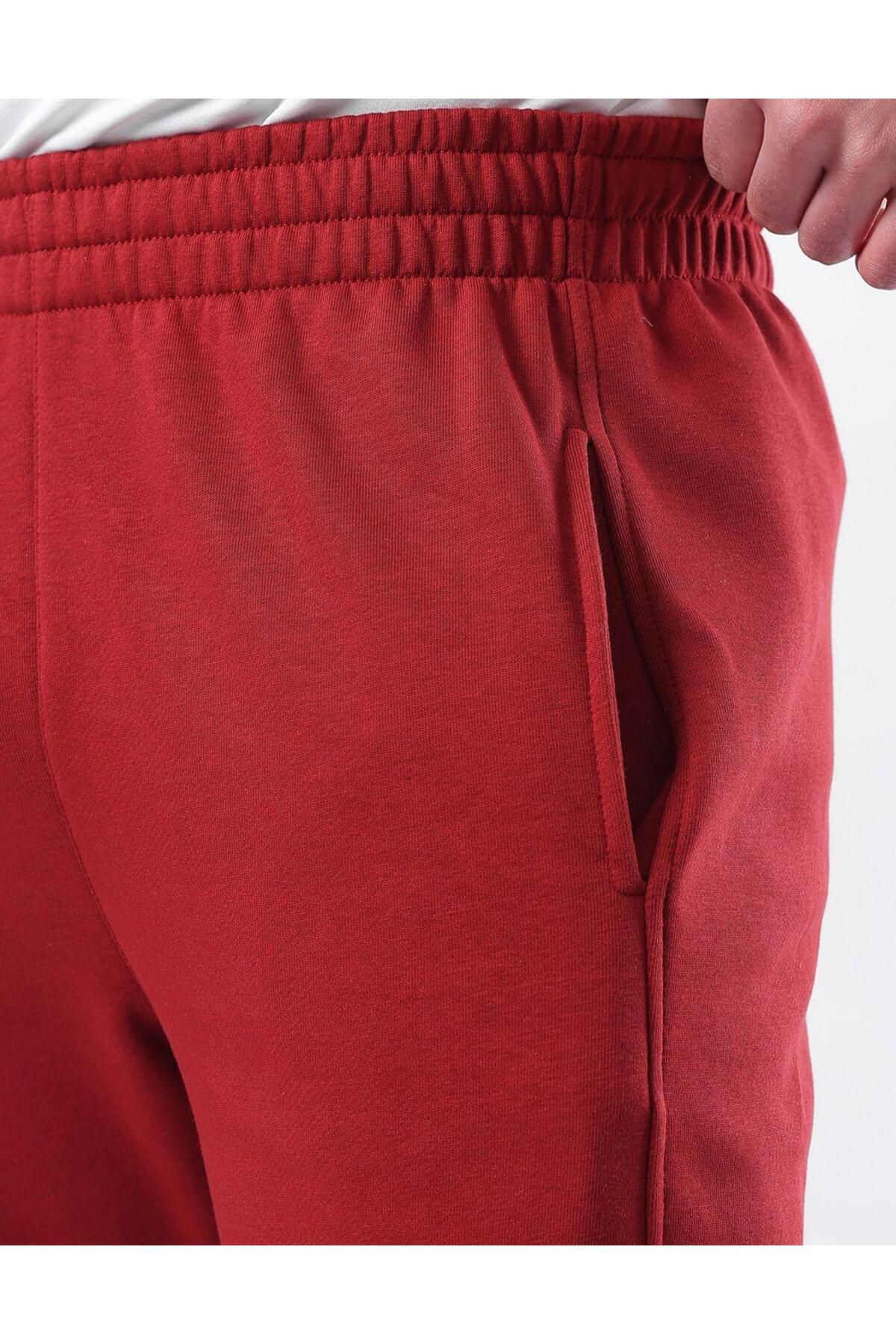 Madmext-Claret Red Relaxed Fit Men's Sweatpants E6560 3