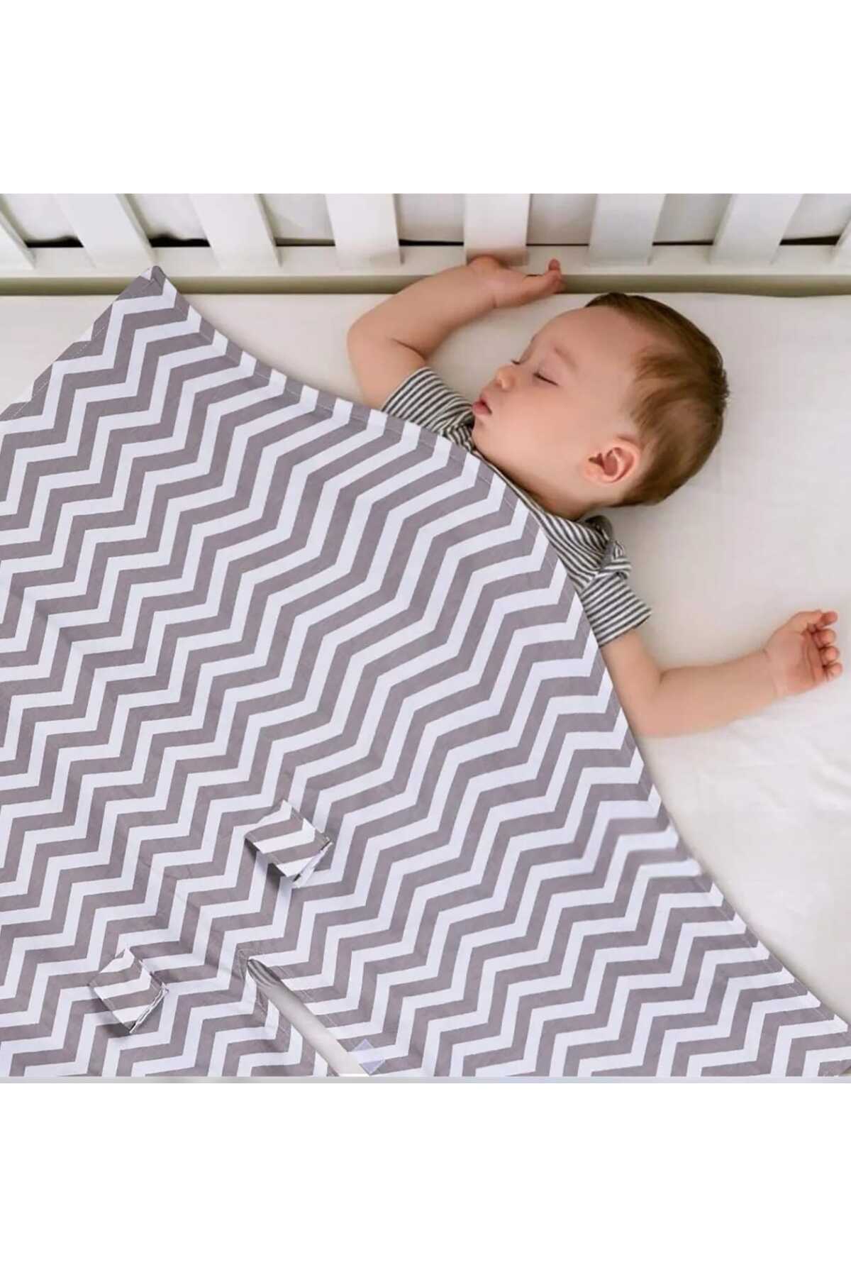 i lin baby Bebek Puset Örtüsü Ve Emzirme Örtüsü – Çok Fonksiyonlu ve Konforlu Kullanım, Pamuk kumaş fotoğrafı 4 (önizleme)