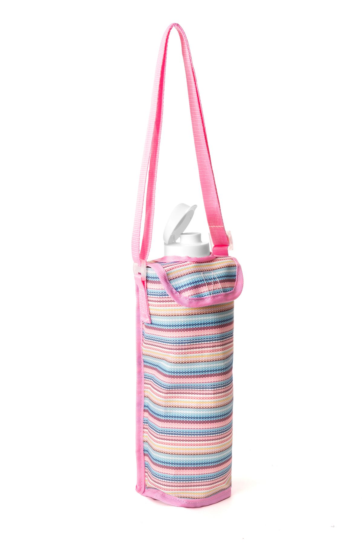 NS reliable-Ns 1.50 Liter Water Resistant Thermal Water Bottle and Flask Carrying Bag-Striped 1