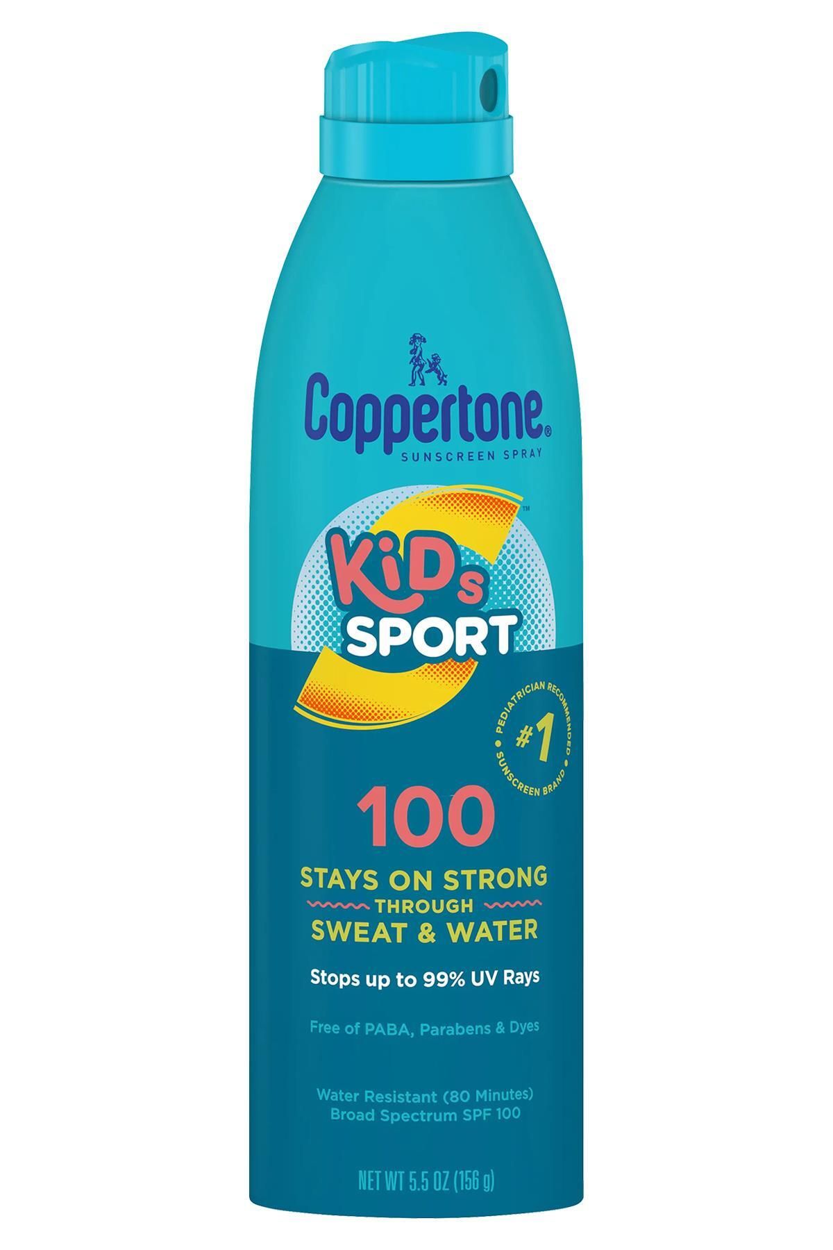 Coppertone Kids Sport SPF100 Çocuklar İçin Güneş Spreyi 156GR