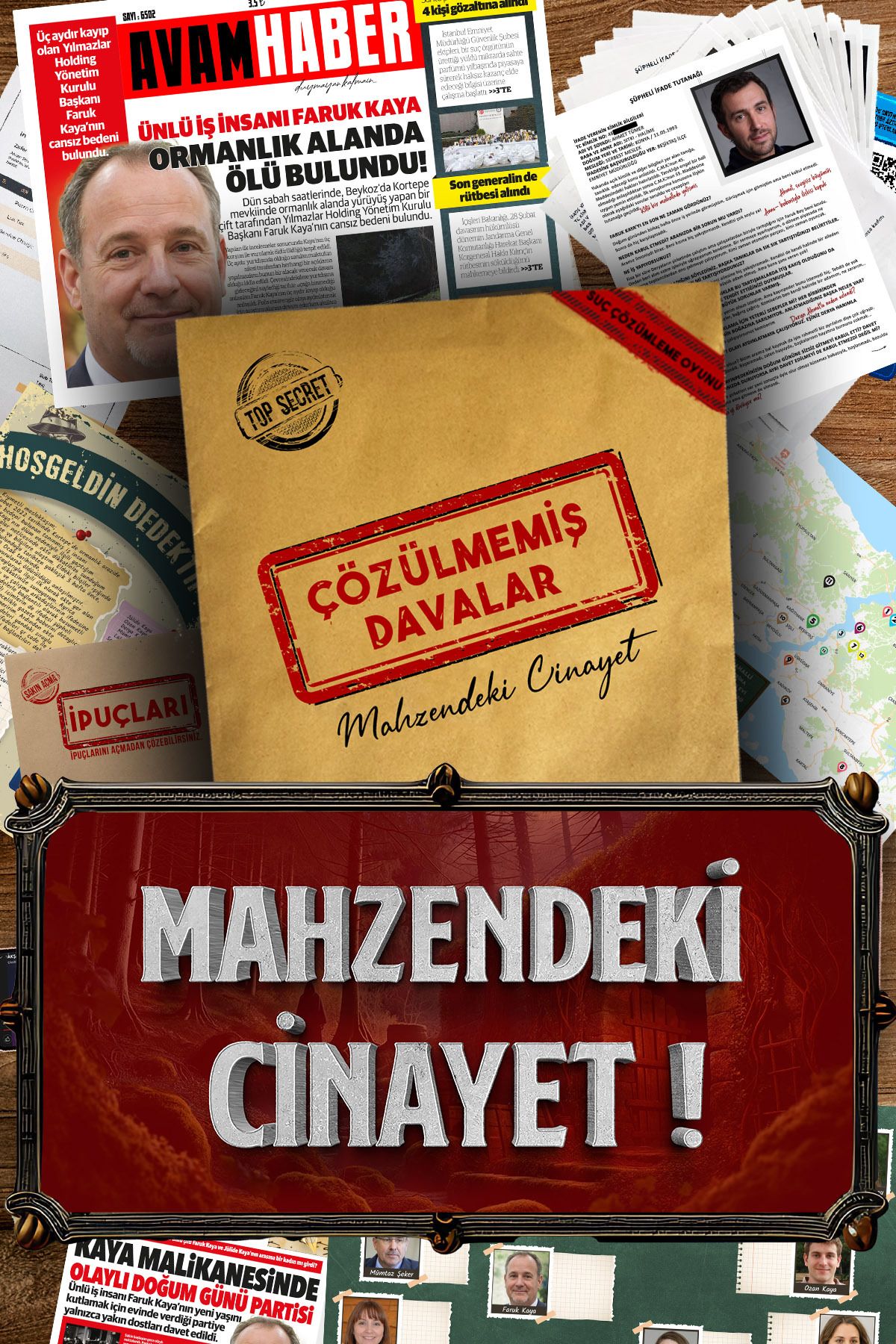 Nesnel Yayınları-Unsolved Cases Detective Crime Solving Game Faruk Rock File - Will - Kerem Kaş 2