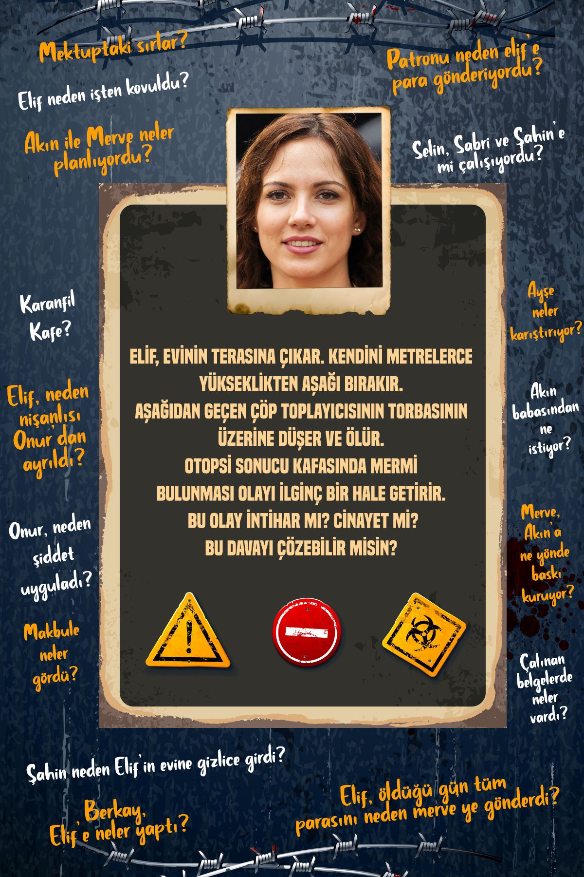 Nesnel Yayınları-Unsolved Cases Crime Resolution Game Elif Akman File and Illegal - Esra Algan 8