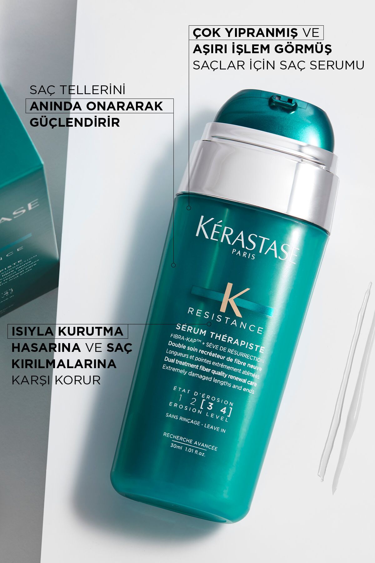 Kerastase-Resistance Therapiste - Hair Wire Imatı Instant Repair Strengthening Serum 30ml 2