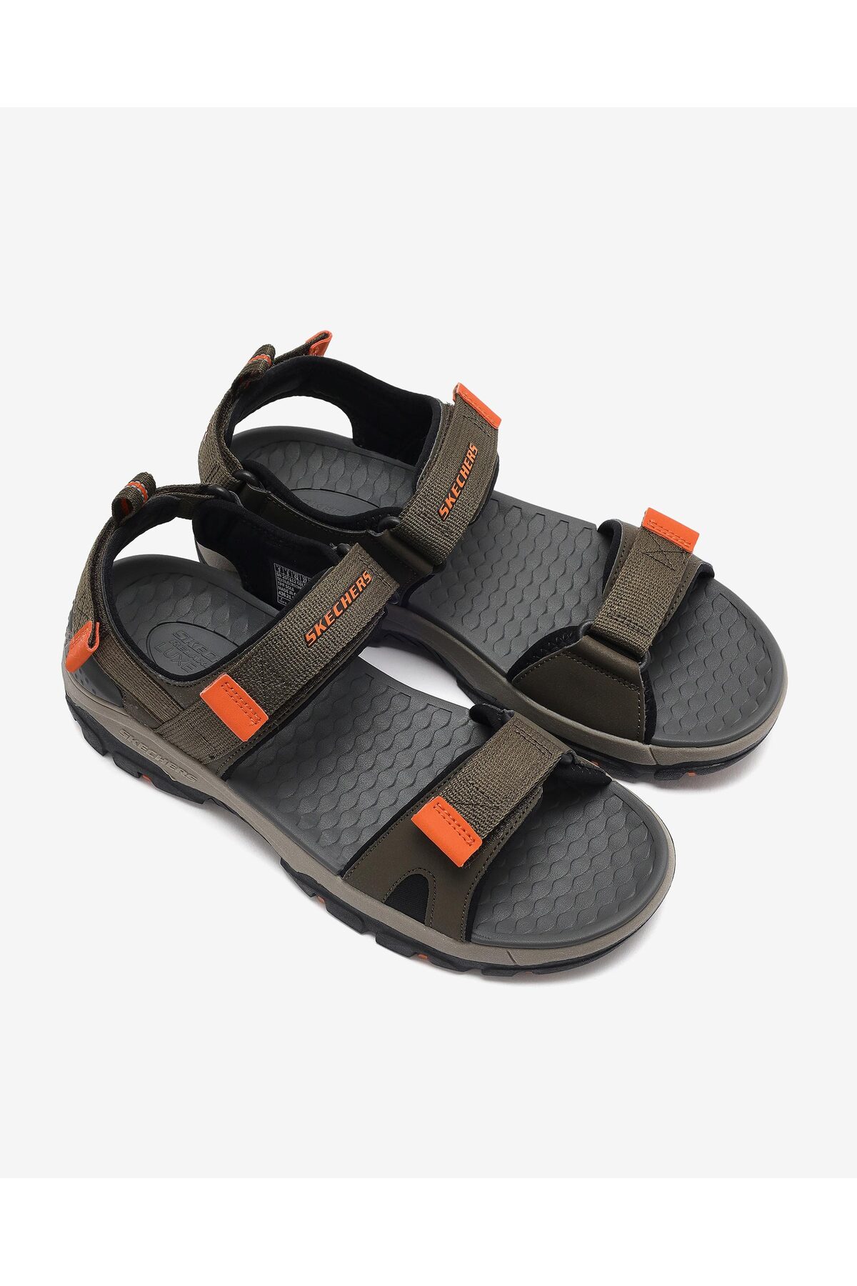 SKECHERS RELAXED FIT: TRESMEN - RYER Erkek Haki Sandalet 205112 OLV görsel 6