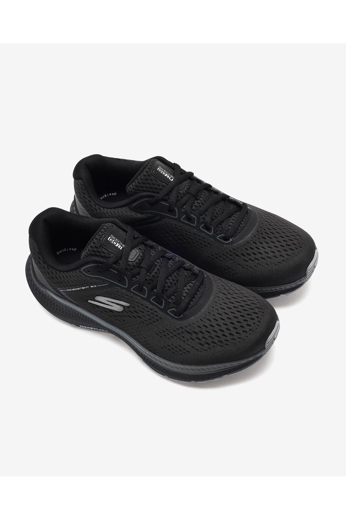SKECHERS-Go Run Consistent 2.0 - Mile Marker Men's Black Running Shoes 220865   Blk 6