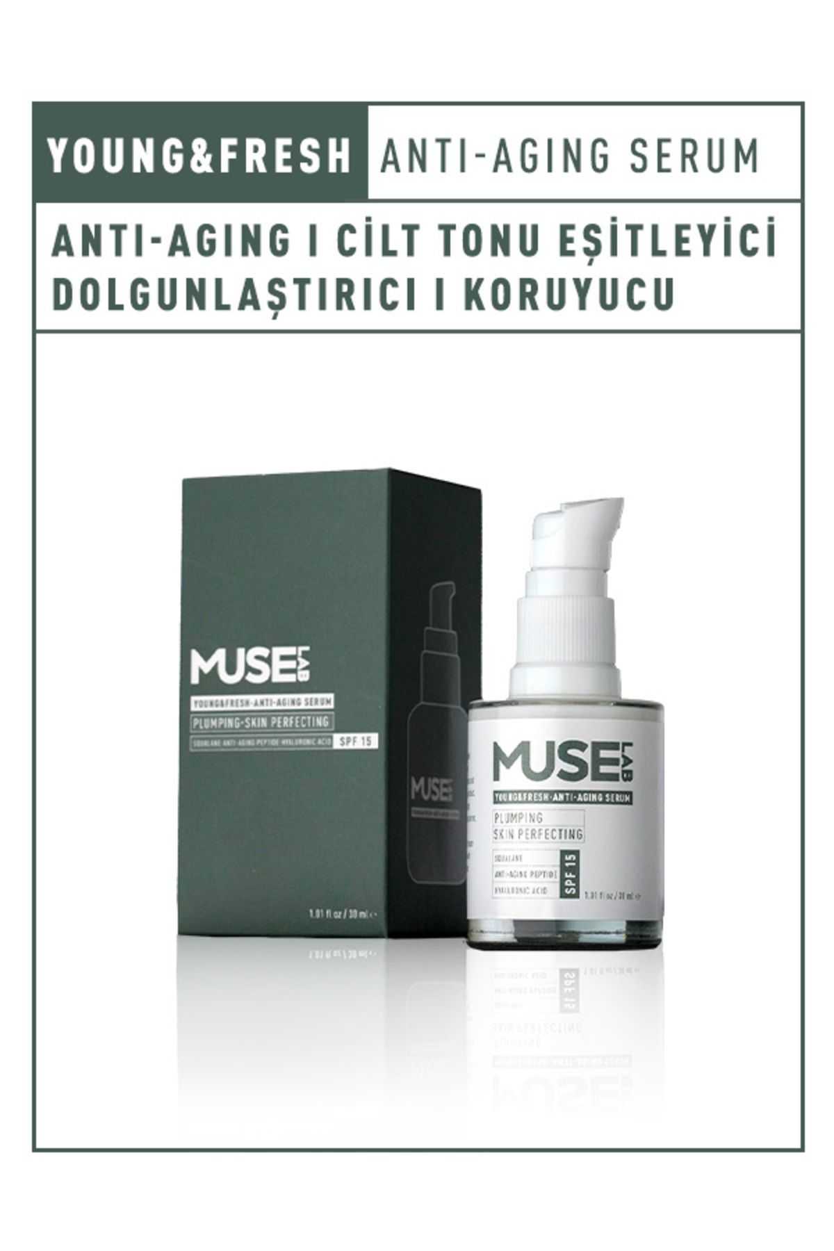 MuseLab-Biological Retinol Serum - Anti-Aging, Equalizing Tone, Plumping, Protective 3