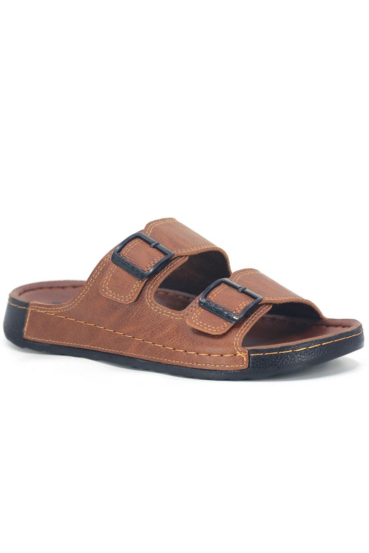 Sportlife Papuci Pentru Bărbați Polex, Ortopedici, Confortabili, Cu Talpă Reglabilă Camel Masculin - 41