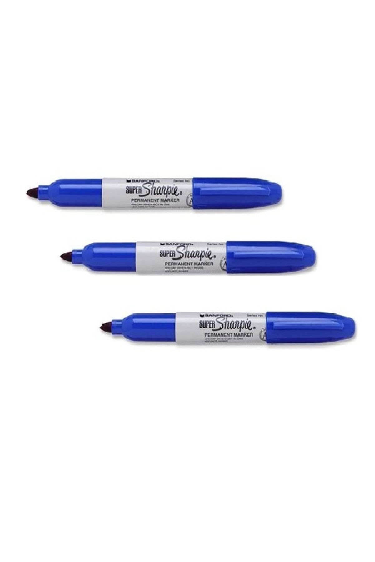 Sharpie Super Permanent Marker ( Mavi- 3 Adet )