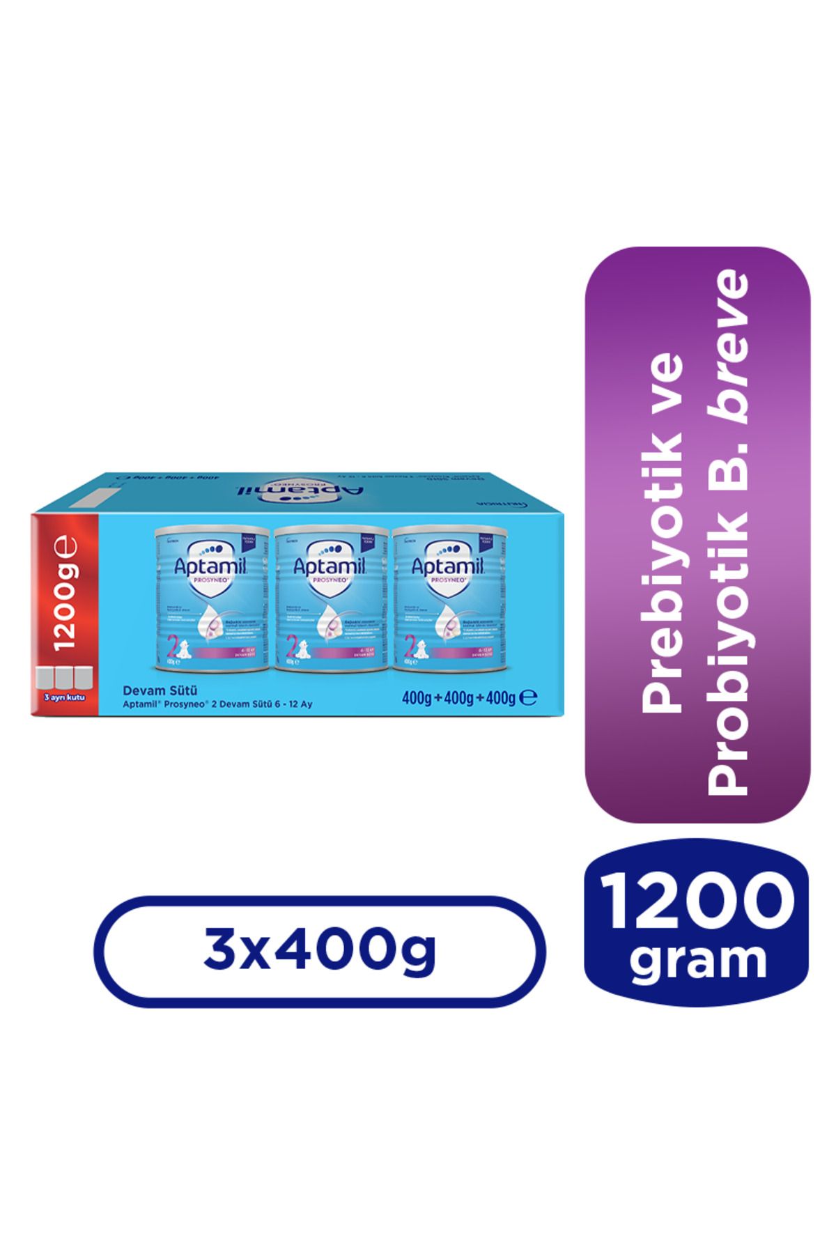 Prosyneo 2 Devam Sütü 3x400 G 6-12 Ay
