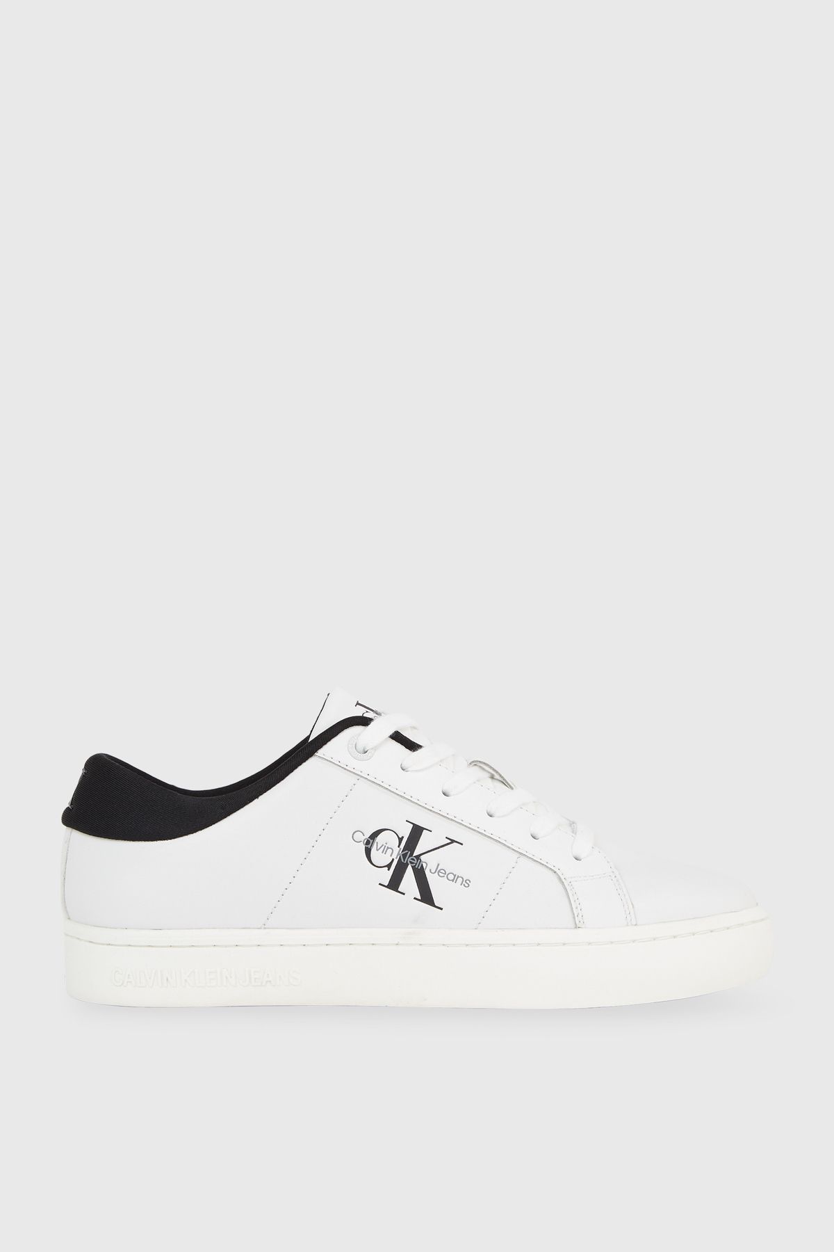 کفش کتانی چرمی YW0YW014440GM SHOES Calvin Klein
