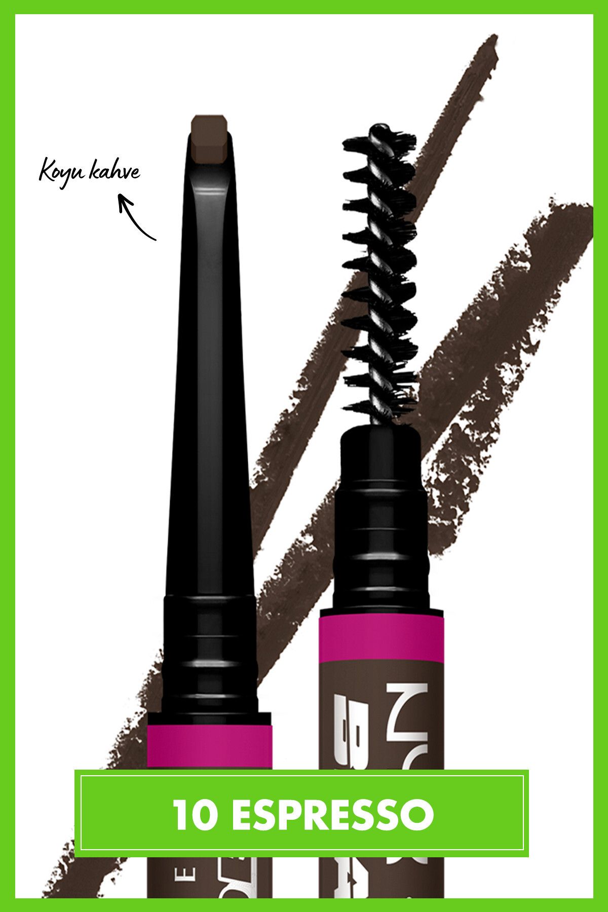 مداد ابرو Blade N Shade - 10 اسپرسو NYX Professional Makeup