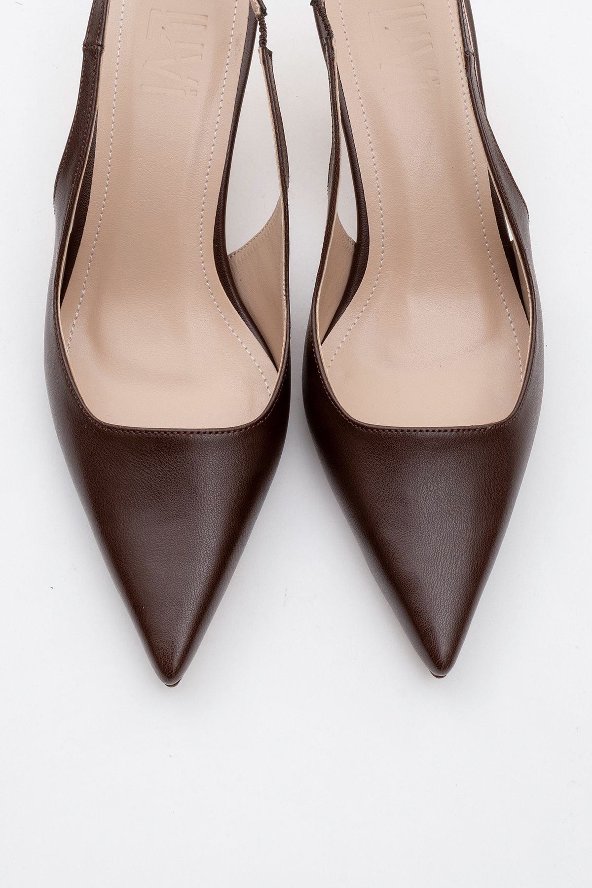 استیلتو چند رنگ زنانه پوست قهوه مارتن کفش های زیبا luvishoes