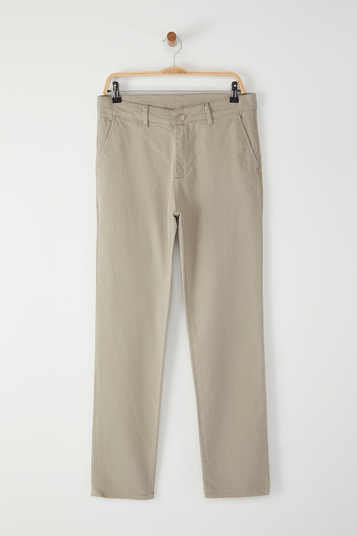 Trendyol Collection-Flexible Slim Fit Basic Chino Gabardine Pants - Tmnss25Pl00018 6