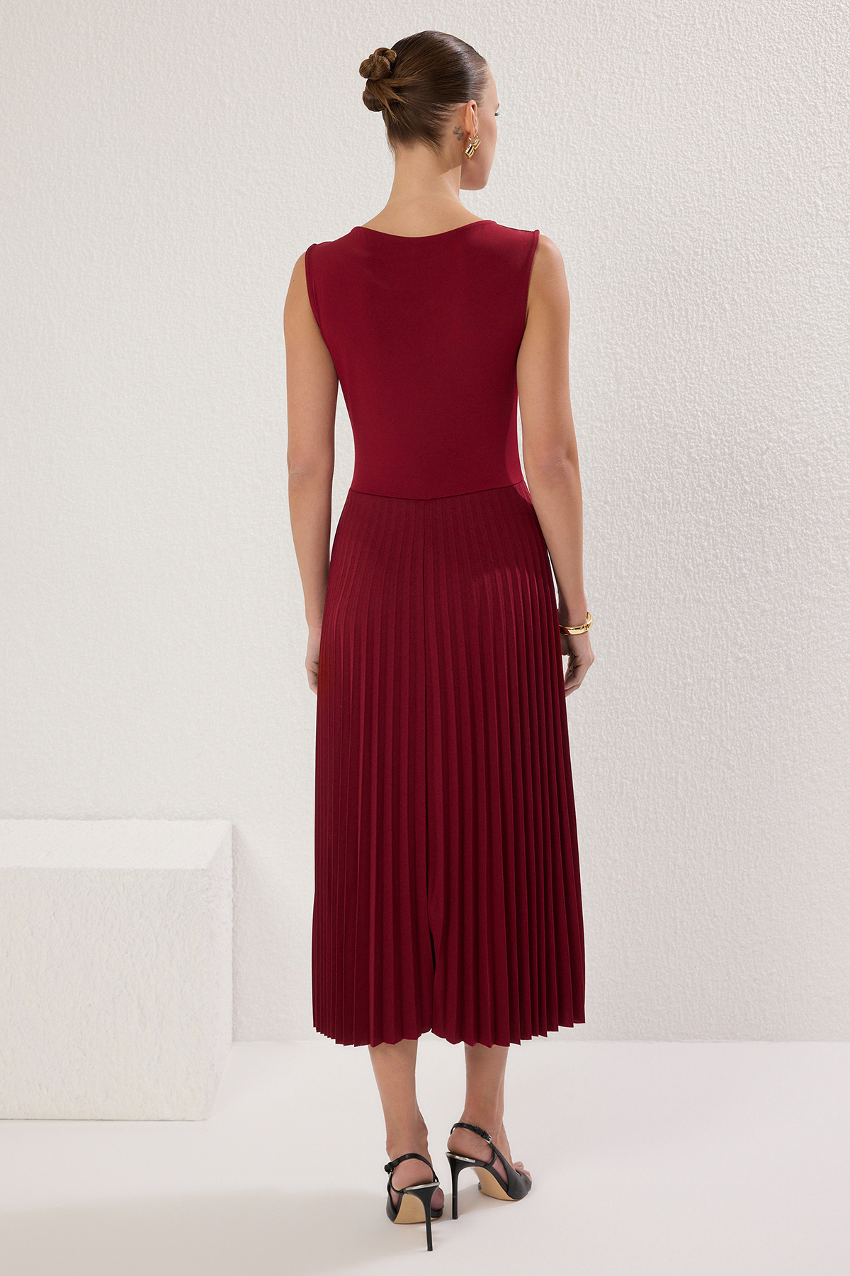 open lace back dress Burgundy Dress – Liv 4 Leggings & More, LLC main image 1