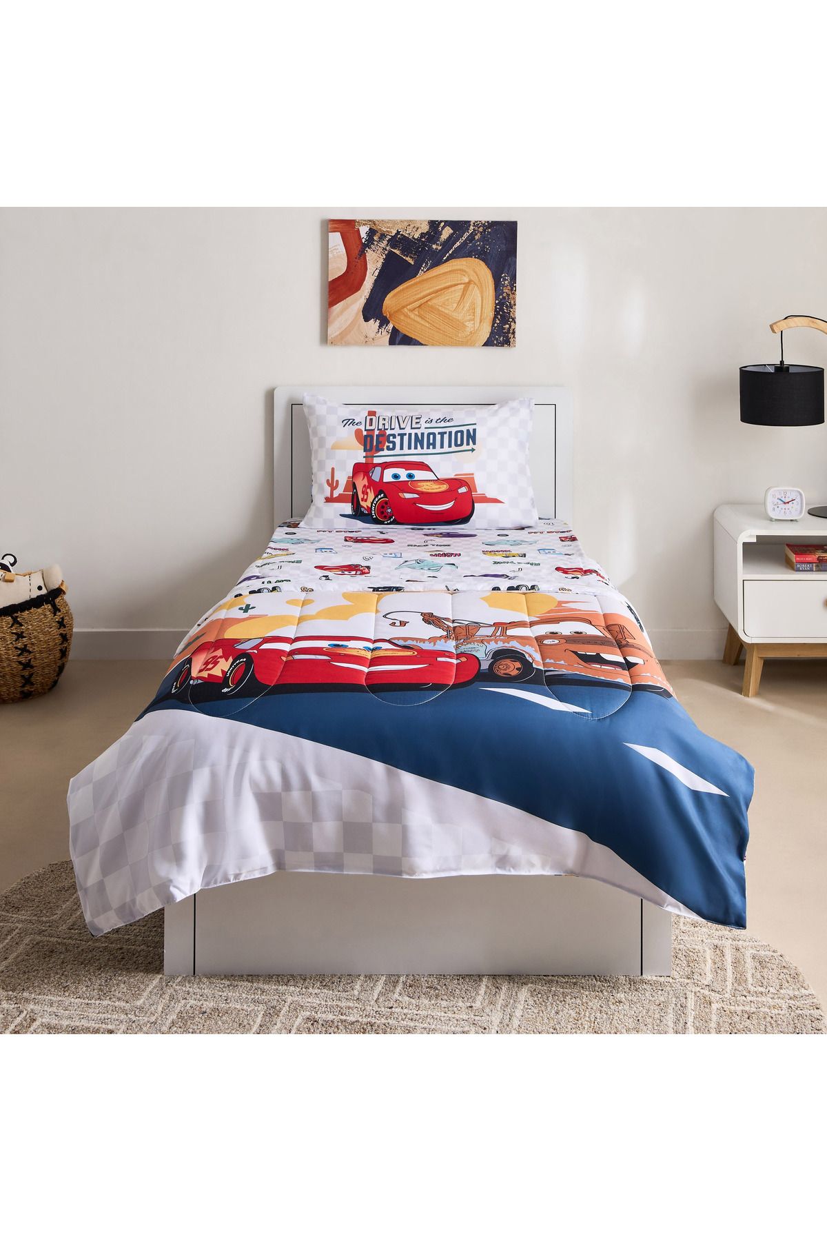 erorex-Cars 2-Piece Ready for Road Single Comforter Set - 135x220 cm 3