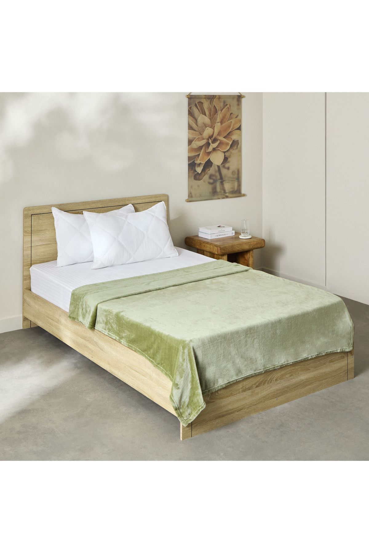 erorex-Nova Solid Flannel Twin Blanket - 140x200 cm 6