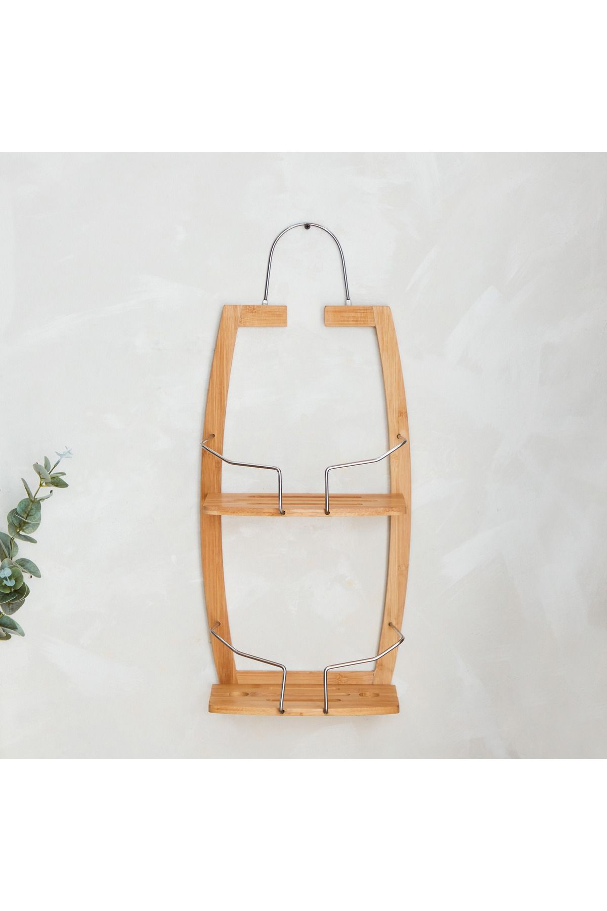 erorex-Natura Bamboo 2-Tier Shower Caddy 2