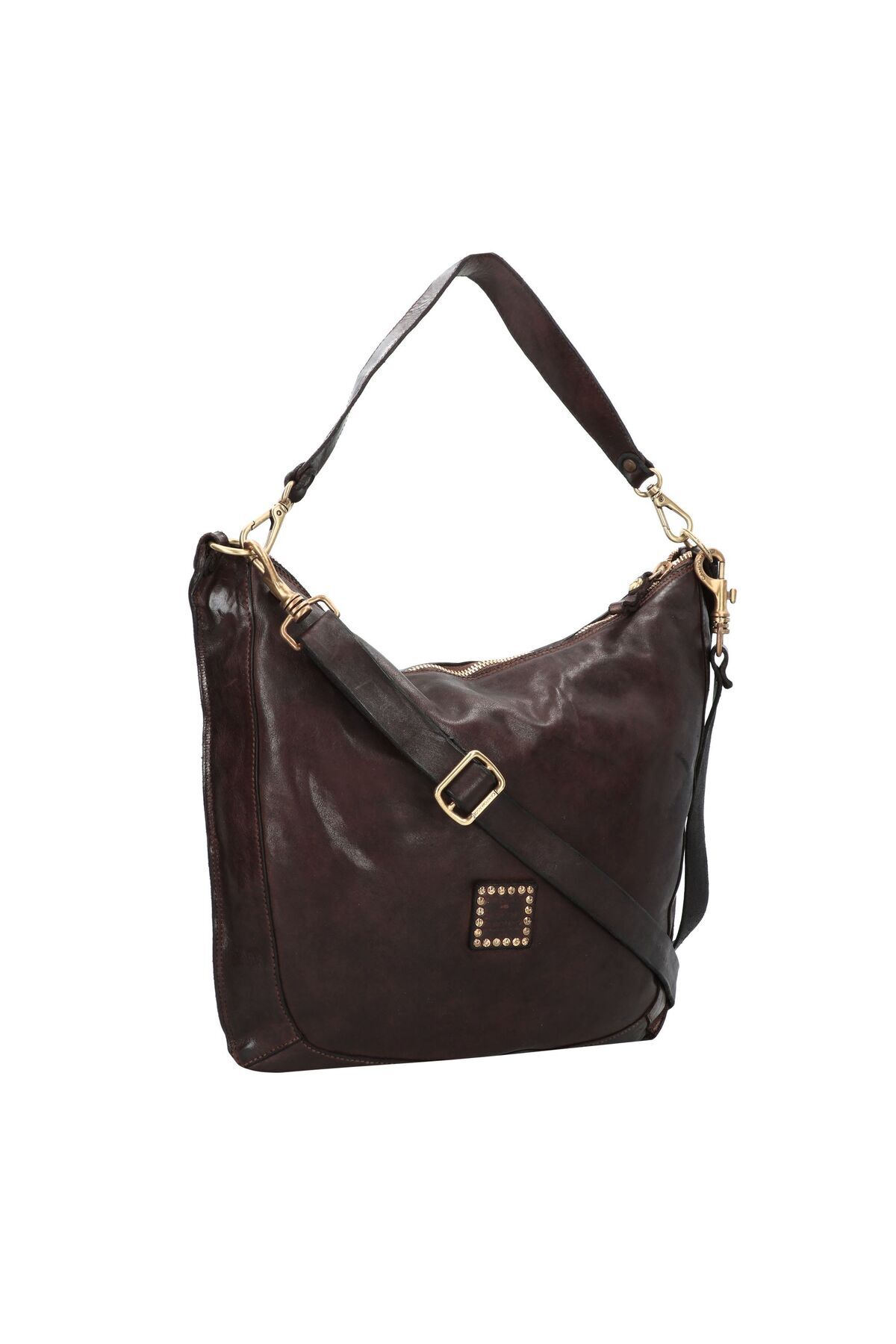 Campomaggi-Mogano Schultertasche Leder 44 cm 2