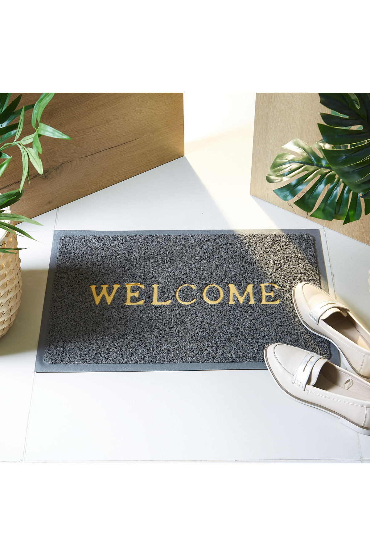 Home Box Welcome Embossed Doormat - 40x60 cm