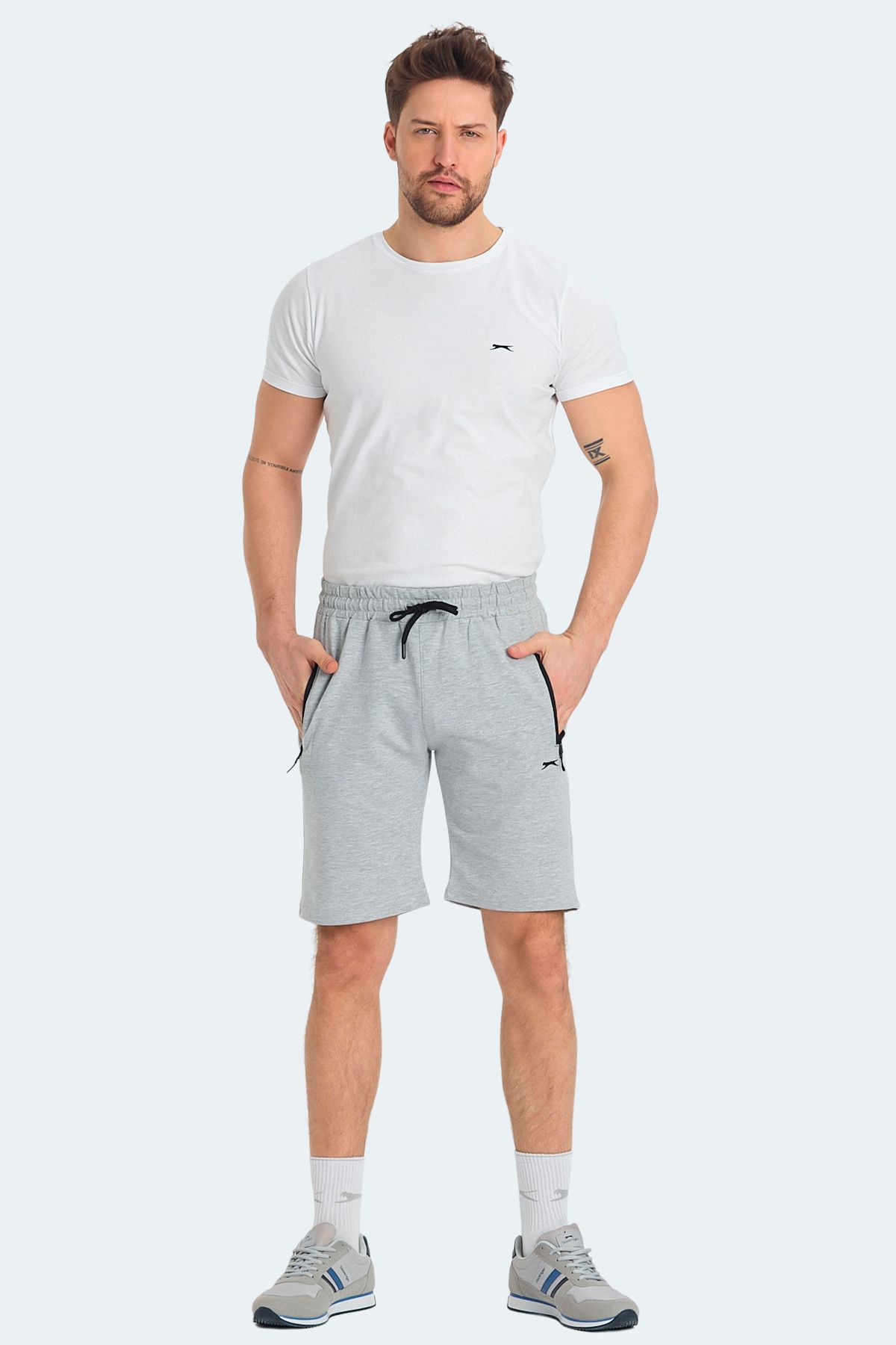 Slazenger-Gray over Men's Shorts 7