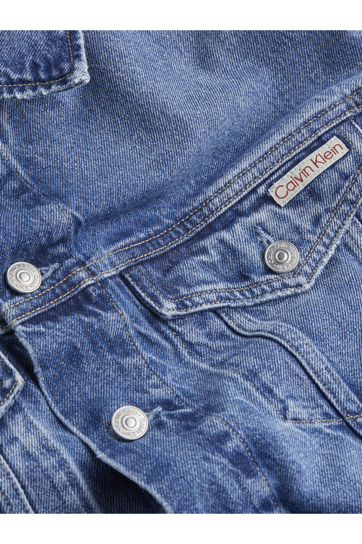 Calvin Klein-Calvin Klein Women Blue Denim Jacket 7