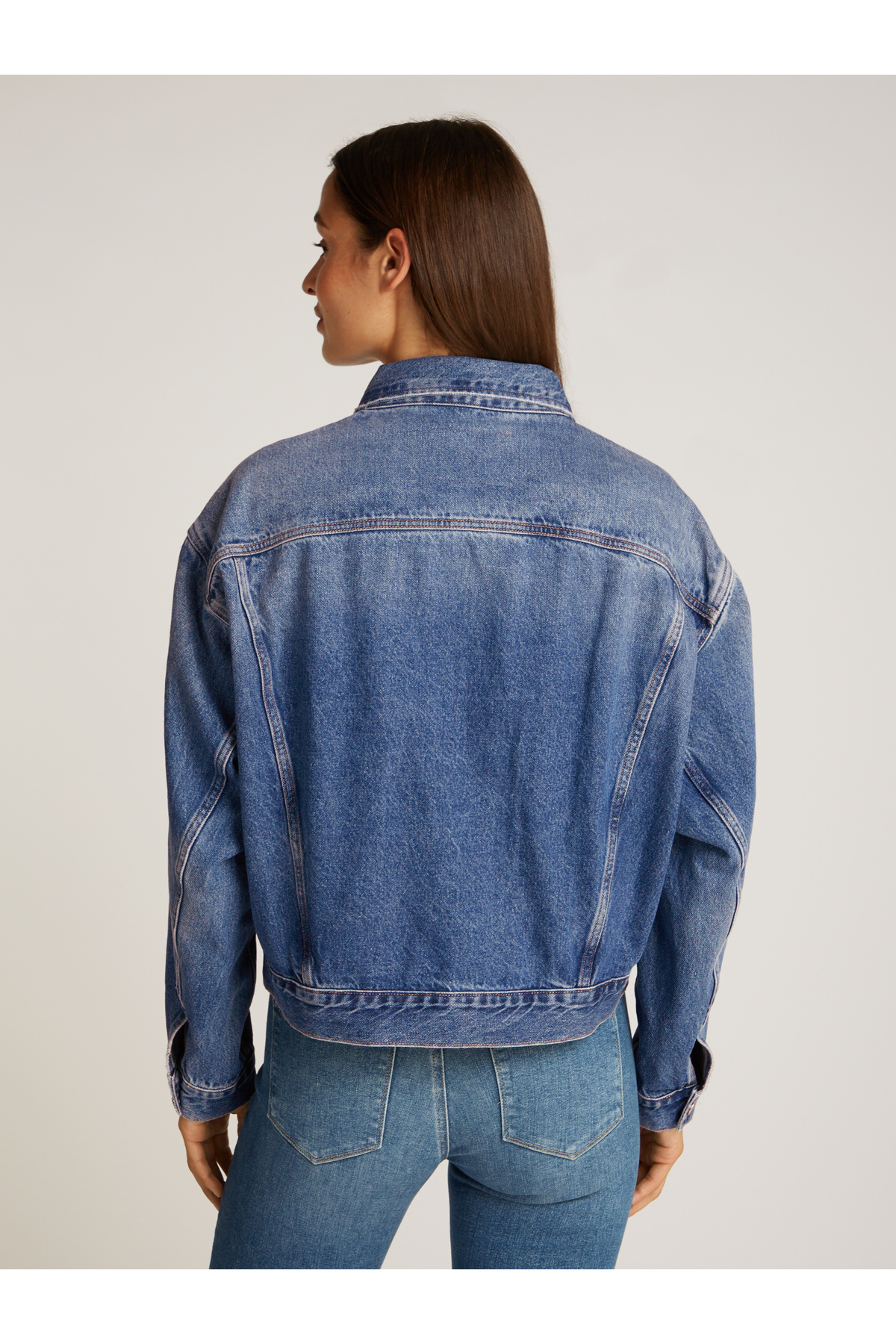Calvin Klein-Calvin Klein Women Blue Denim Jacket 3