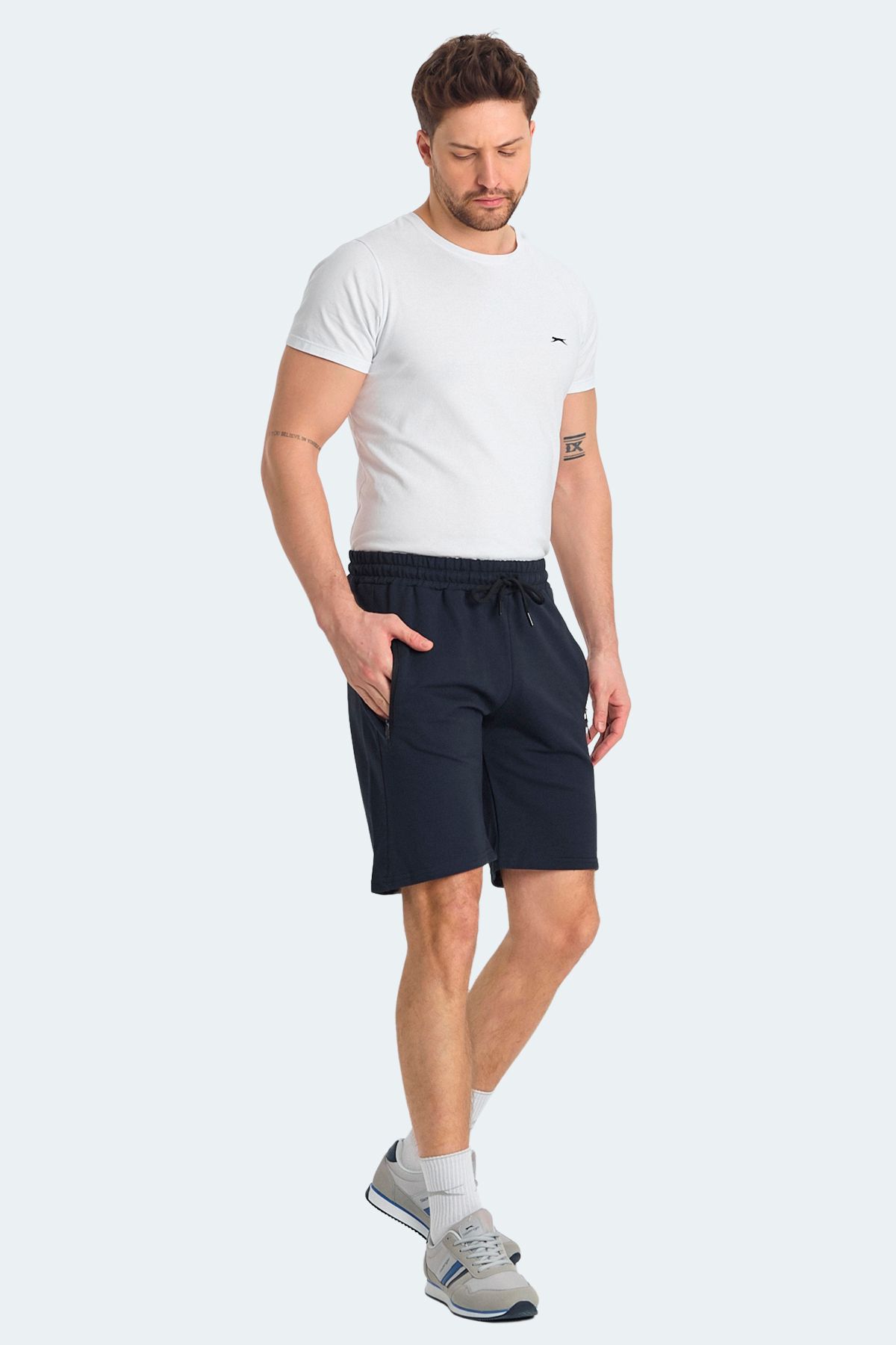 Slazenger-Red Men's Shorts, Streetball Ii Shoe Model Gx9688. 4