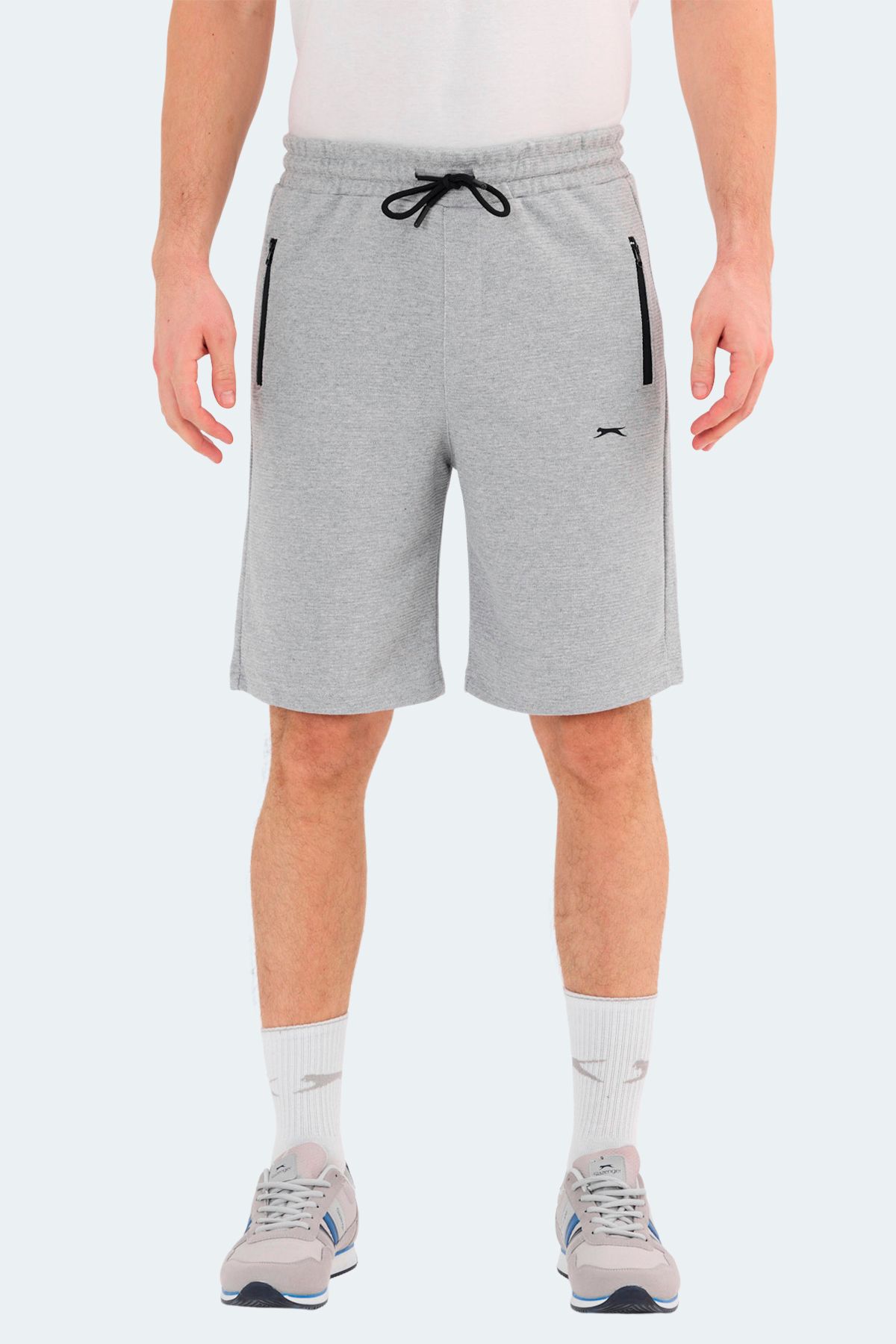 Slazenger-Men's Gray Shorts - Kaarlo 2