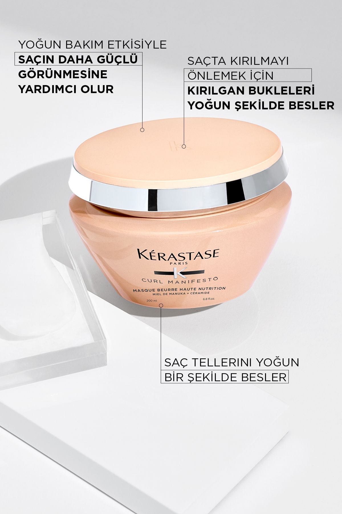 Kerastase ماسک موی موجدار با مغذی بالا Curl Manifesto