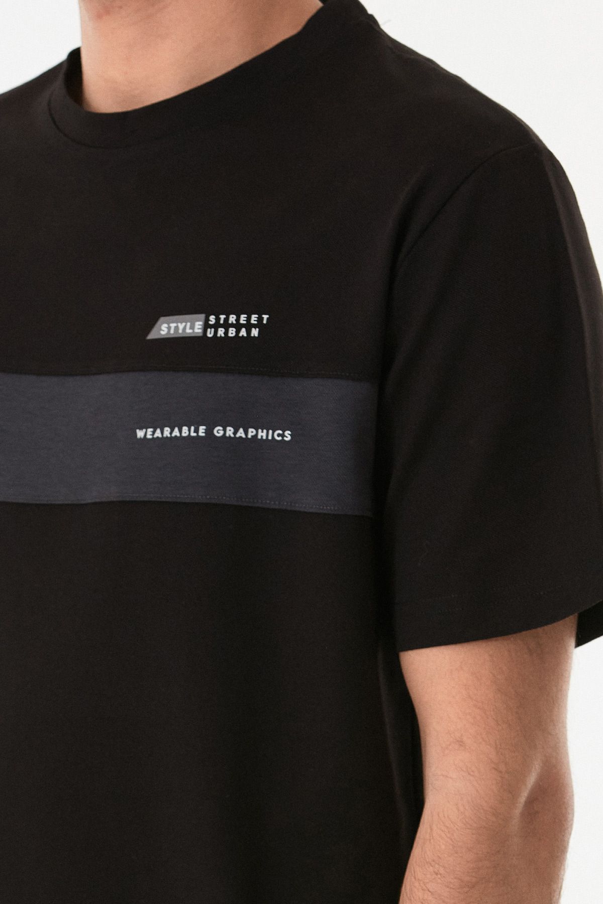 Fulla Moda-Wearable Graphics Text Printed Printed T-Shirt 5