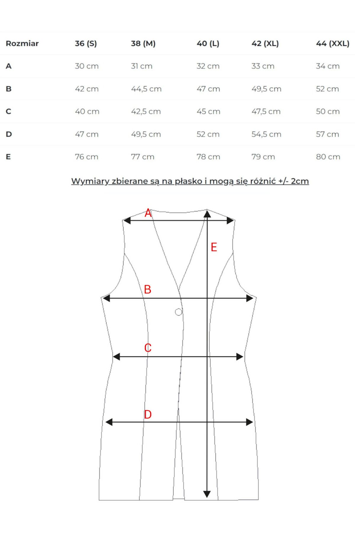 Made of Emotion-Vest fastened with a single button 3