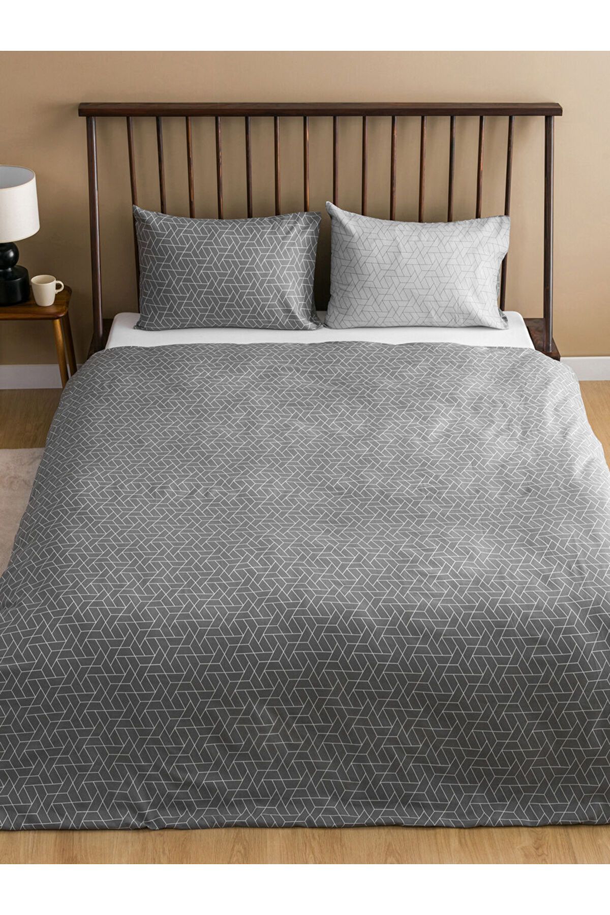 LC Waikiki-طقم غطاء لحاف مزدوج منقوش من LCW 2