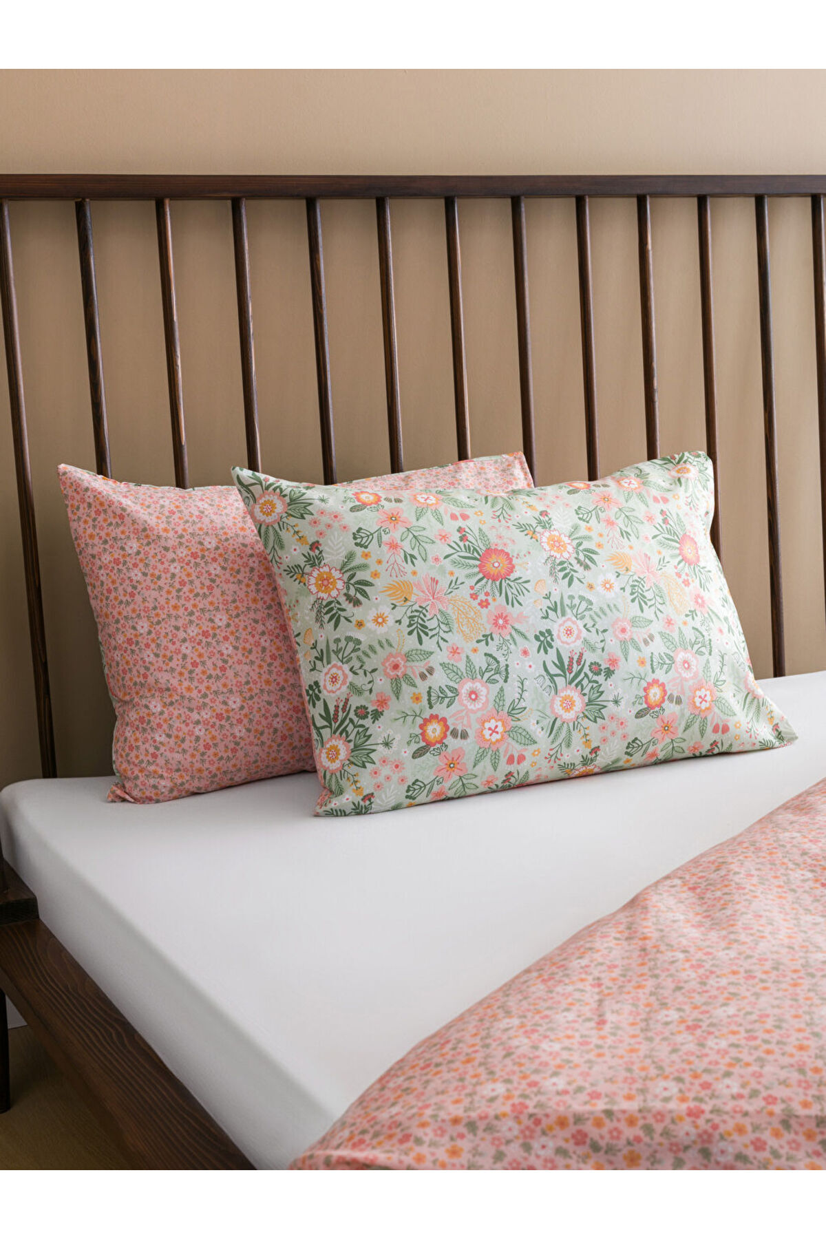 LC Waikiki-Lcw Floral Patterned Double Duvet Cover Set 3