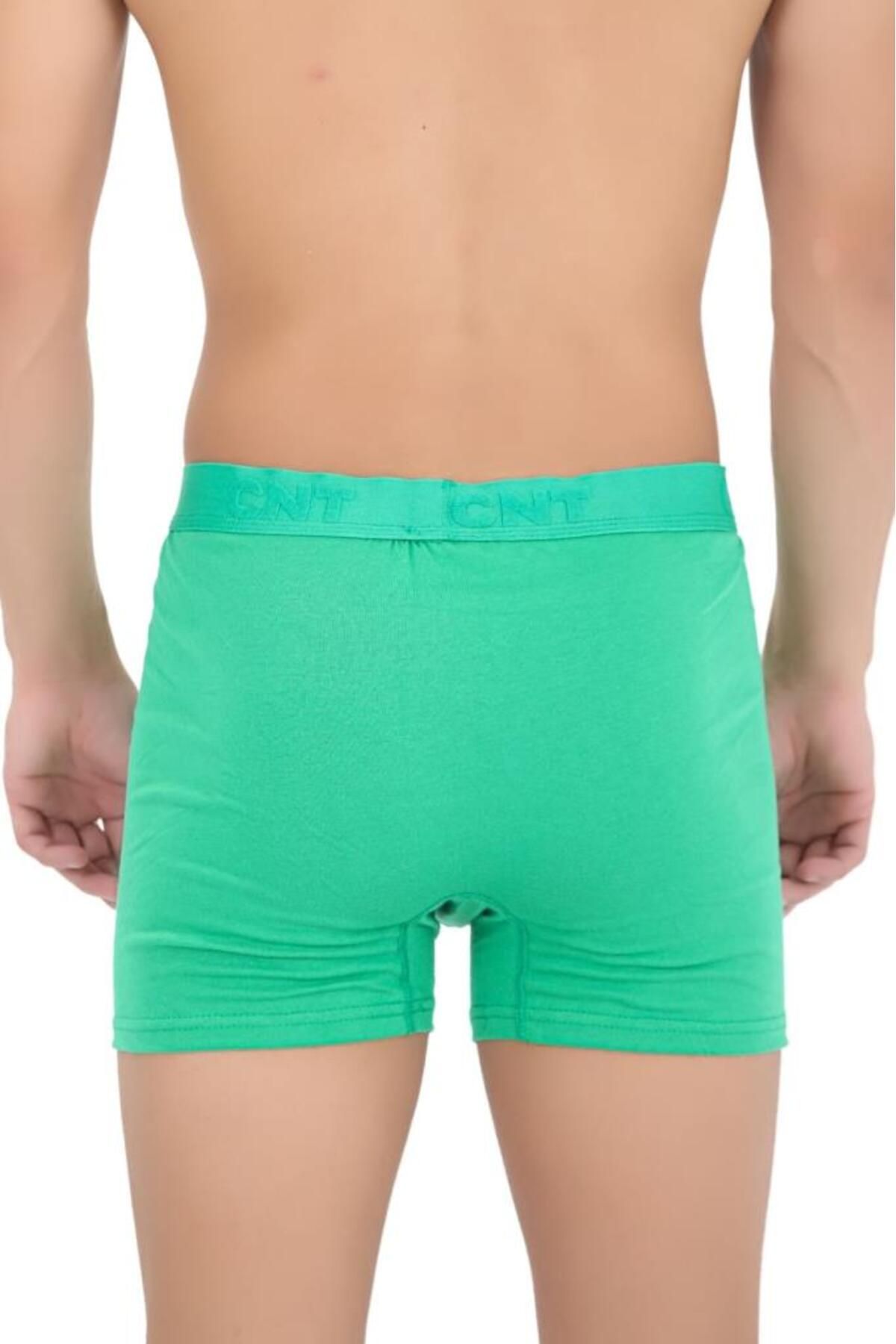 CNT-Boxer pentru bărbați din 3 piese, țesătură clasa I, pachet premium, design special. Boxer simplu din Lycra Cadou de zestre 4